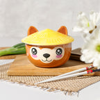 Immagine del prodotto Ciotola Kawaii di Alpaca con coperchio per fan di Anime