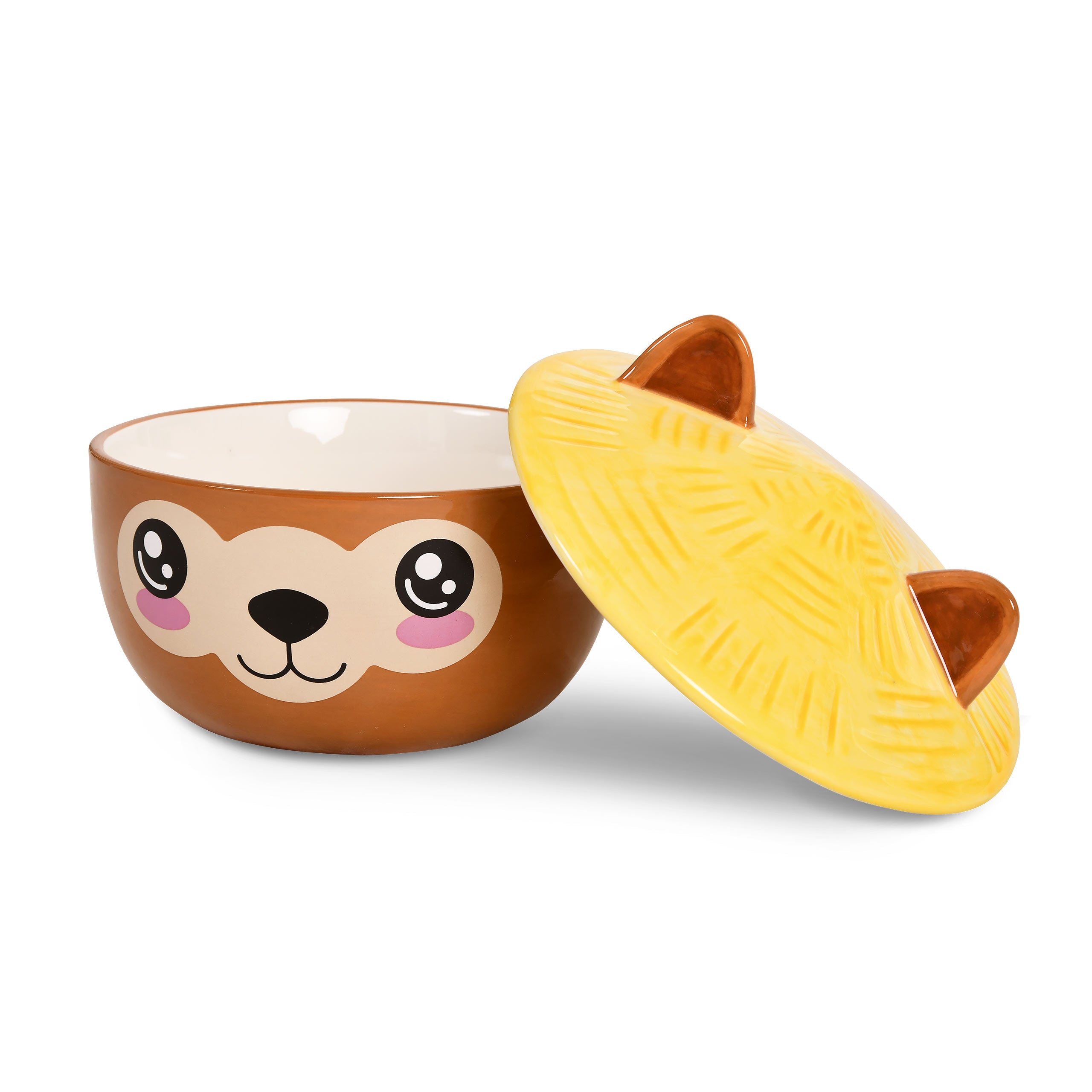 Immagine del prodotto Ciotola Kawaii di Alpaca con coperchio per fan di Anime