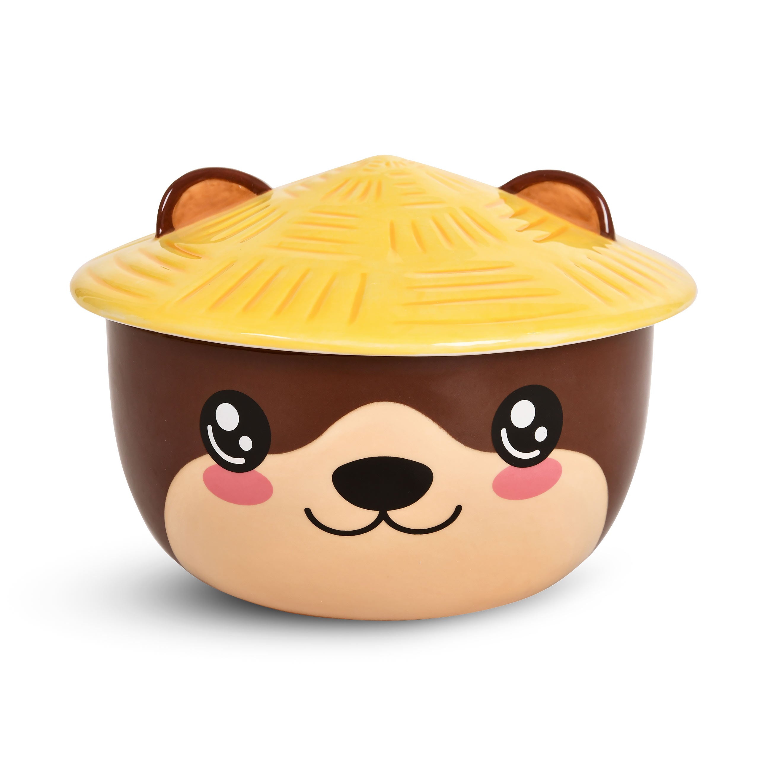 Immagine del prodotto Ciotola Kawaii di Lontra con coperchio per fan di Anime