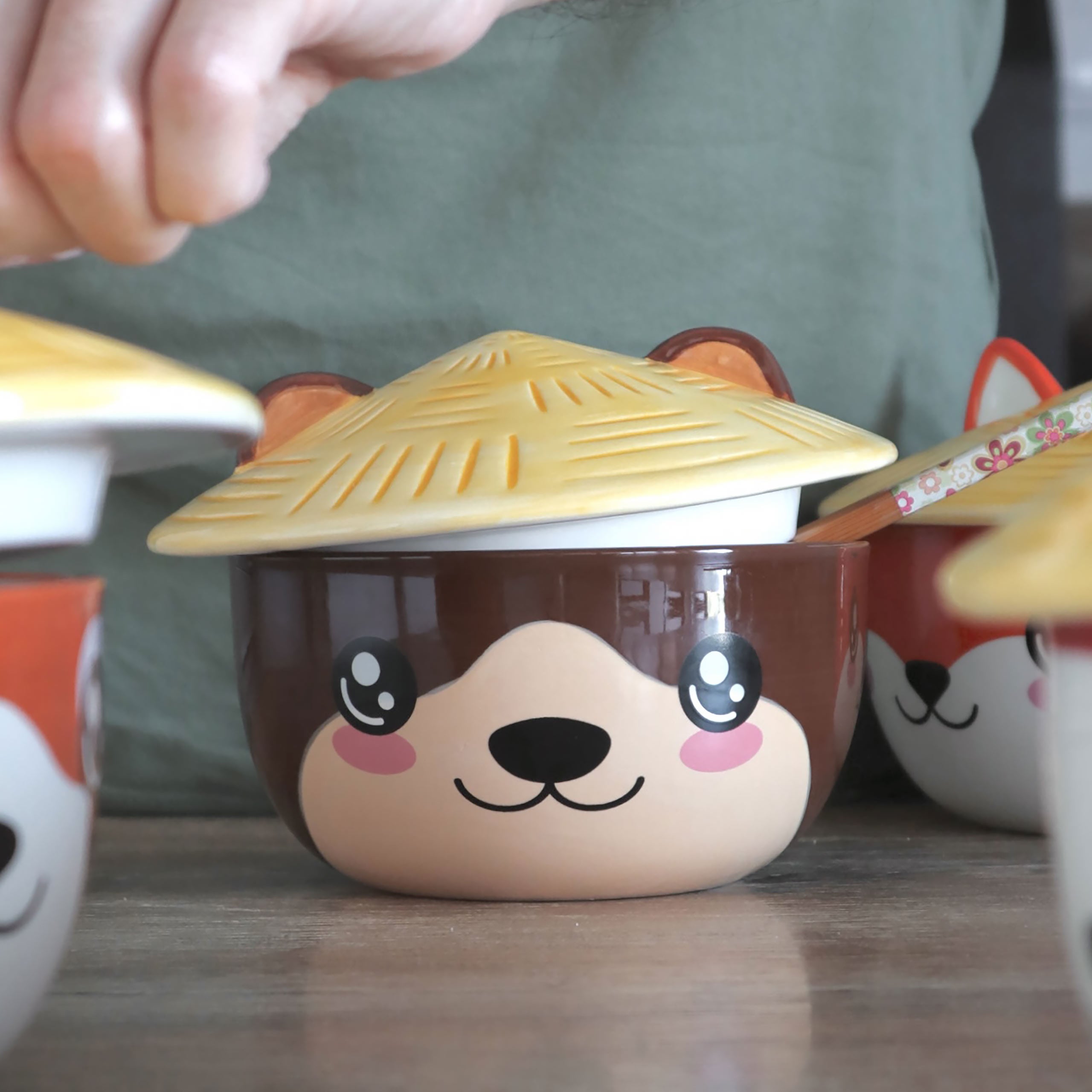 Product image Otter Kawaii Bowl with Lid for Anime Fans