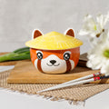 Immagine del prodotto Ciotola Kawaii del Panda Rosso con coperchio per fan dell'Anime