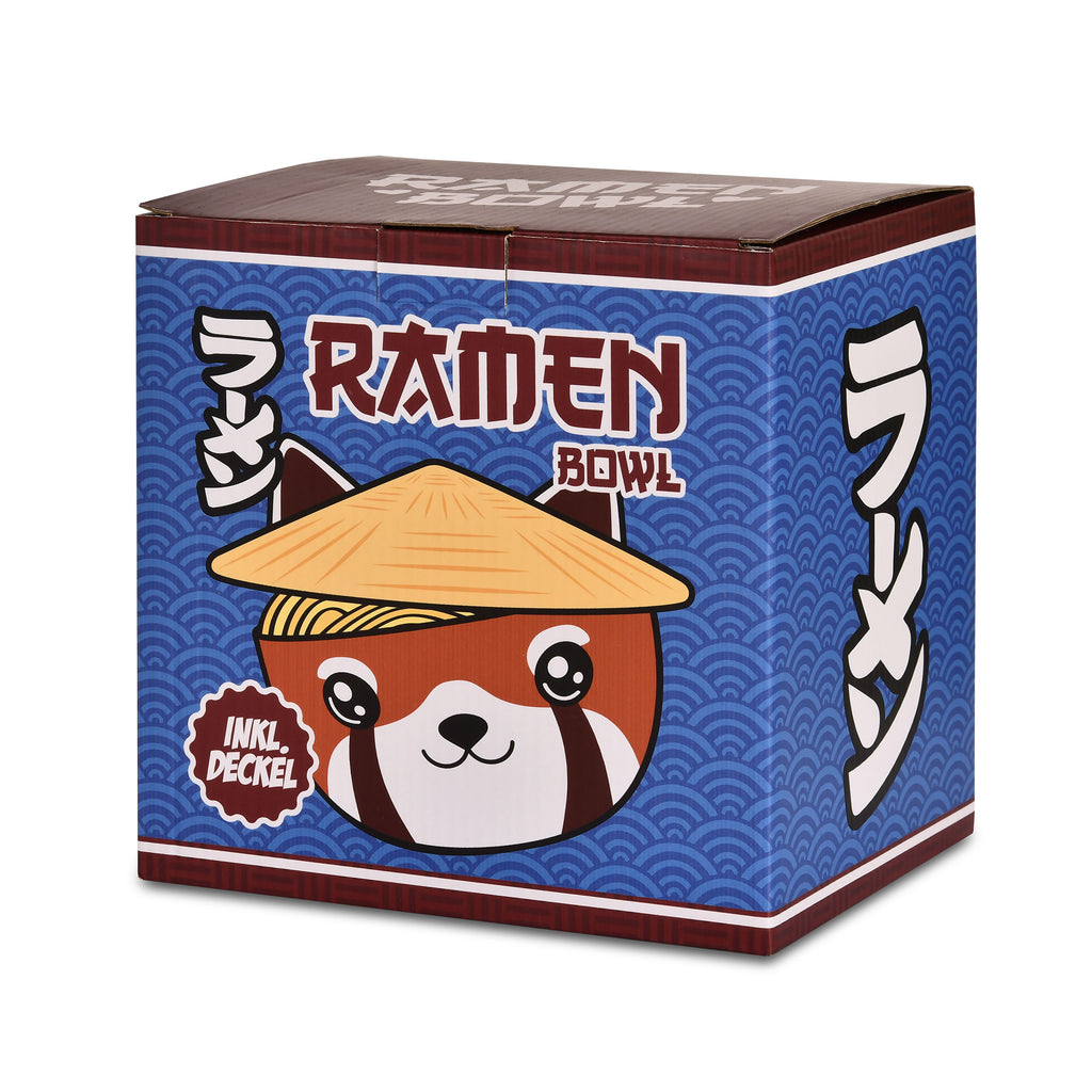 Immagine del prodotto Ciotola Kawaii del Panda Rosso con coperchio per fan dell'Anime