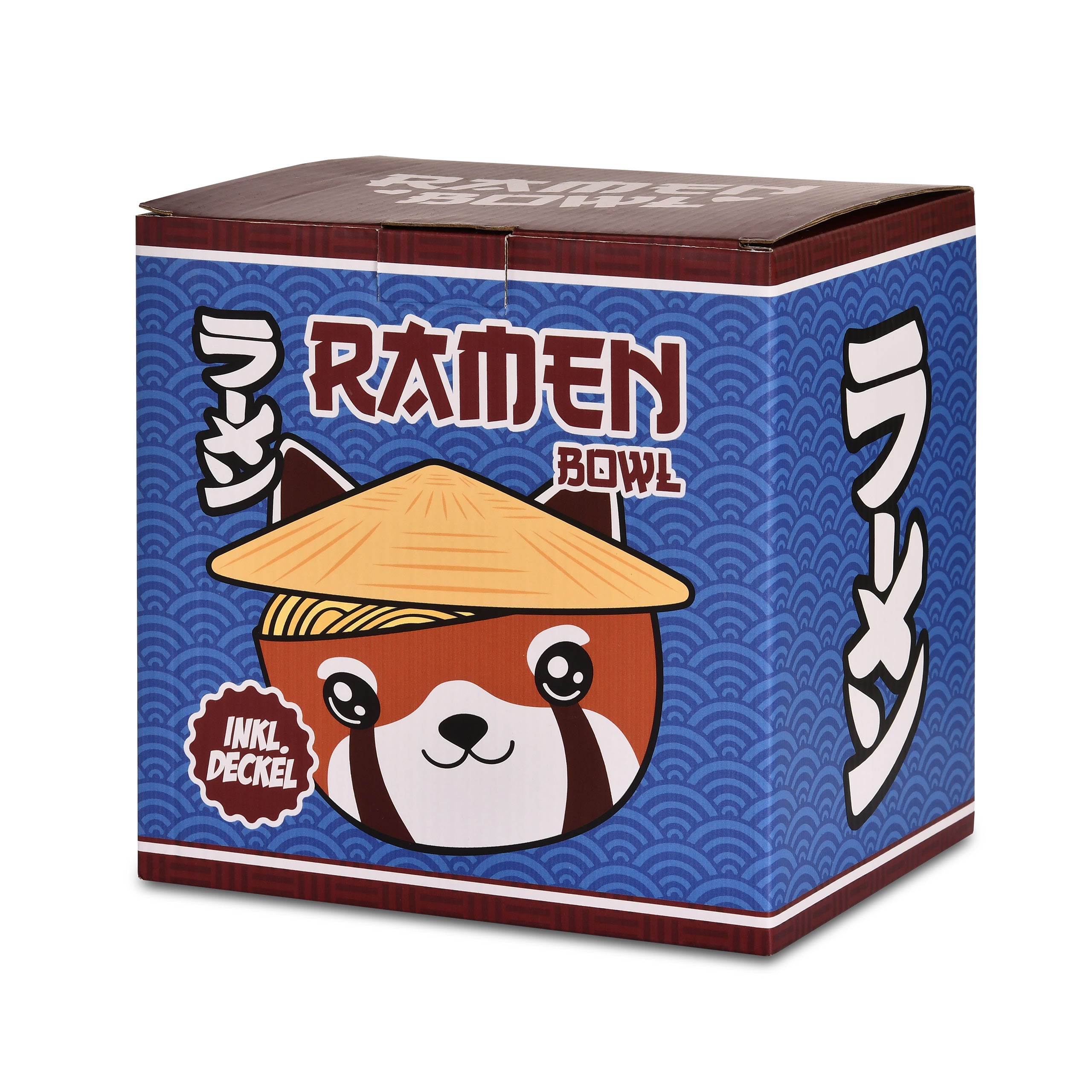 Immagine del prodotto Ciotola Kawaii del Panda Rosso con coperchio per fan dell'Anime
