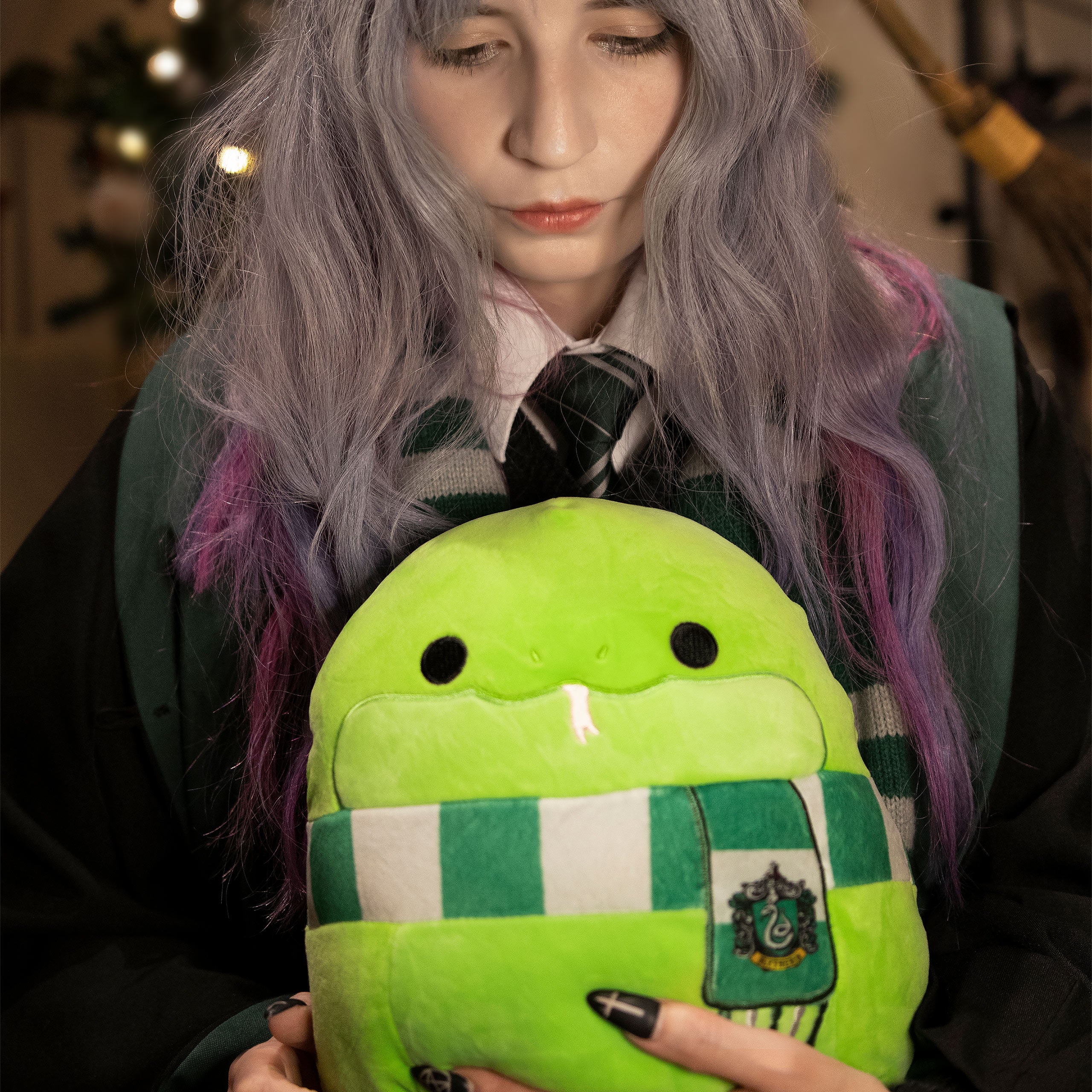 Immagine del prodotto Harry Potter - Figura di peluche Squishmallows del serpente Slytherin