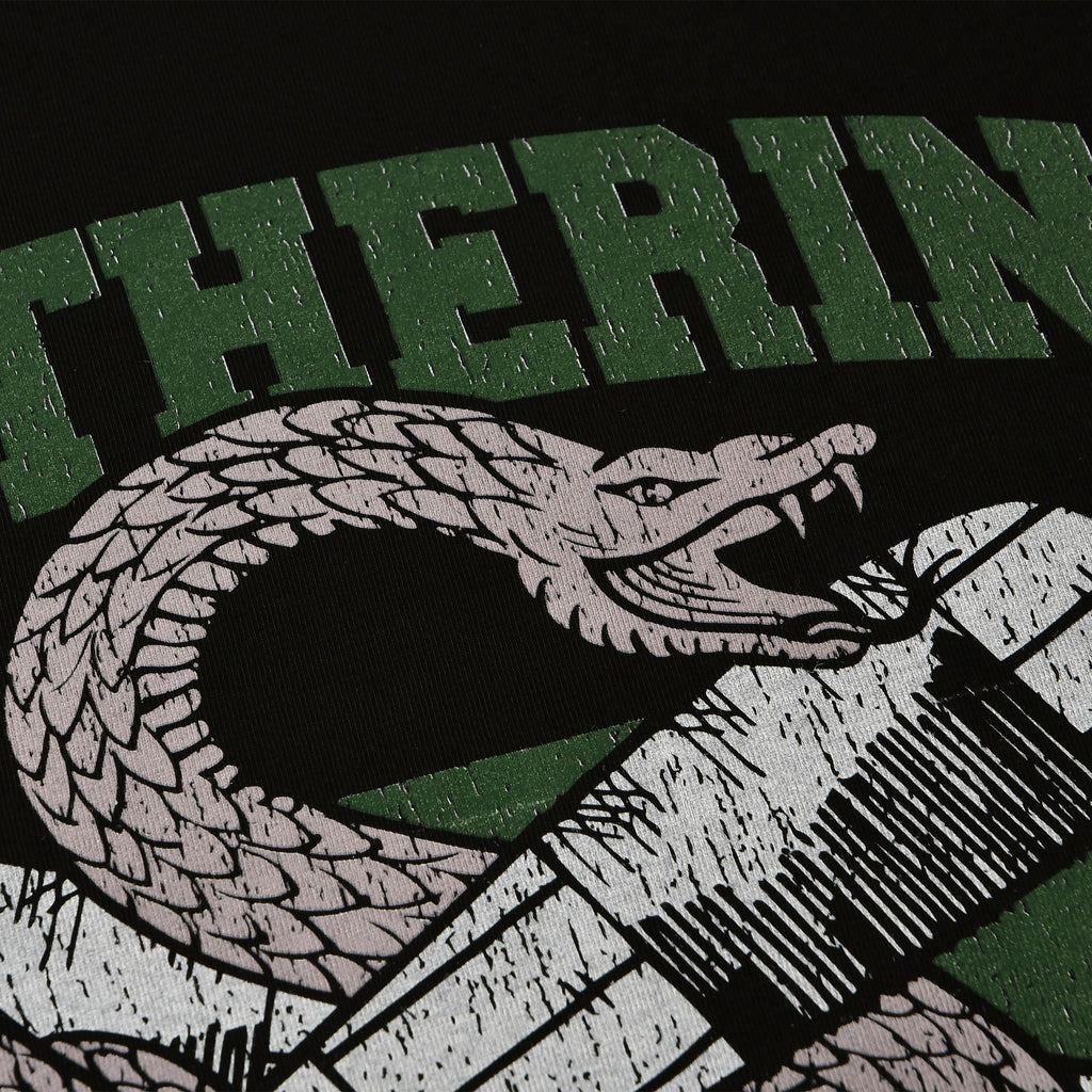 Product image Slytherin Quidditch College T-Shirt Black - Harry Potter