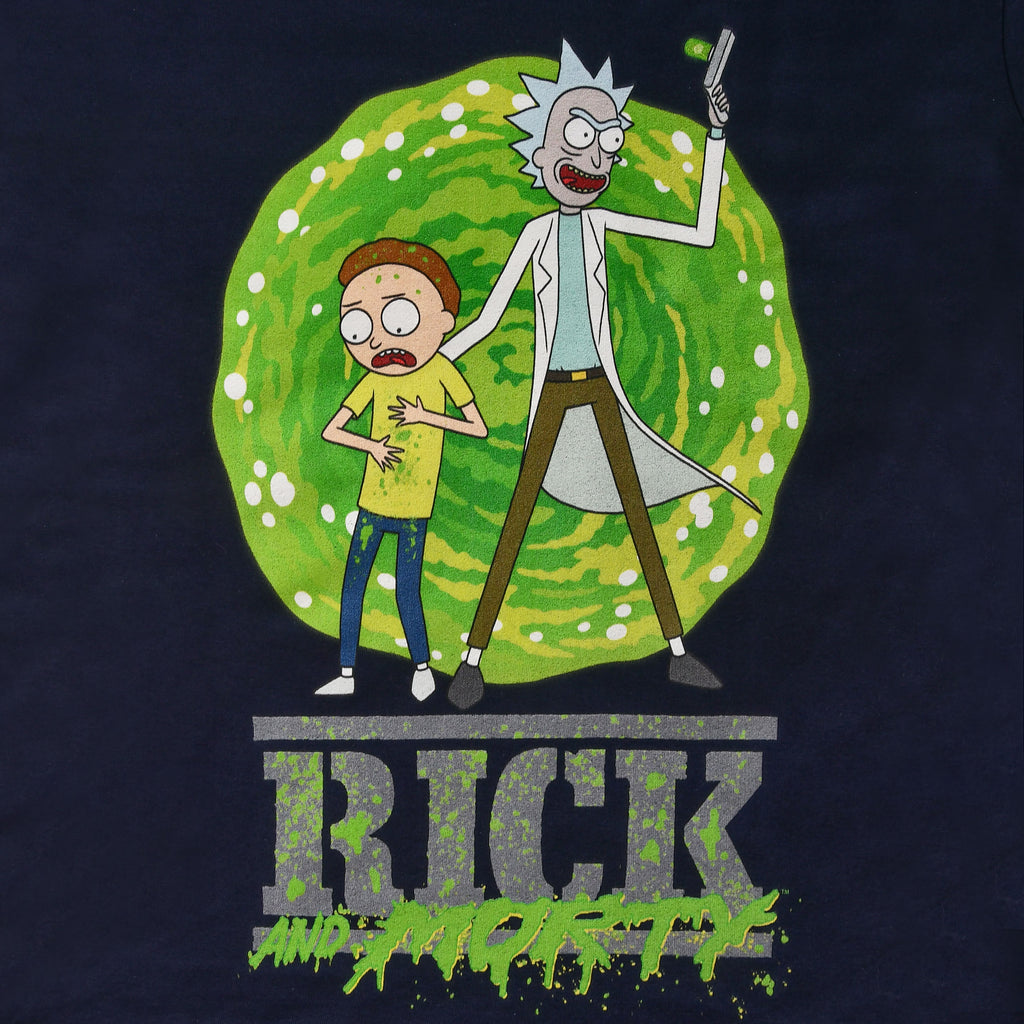 Immagine del prodotto Rick e Morty - T-shirt Portal blu