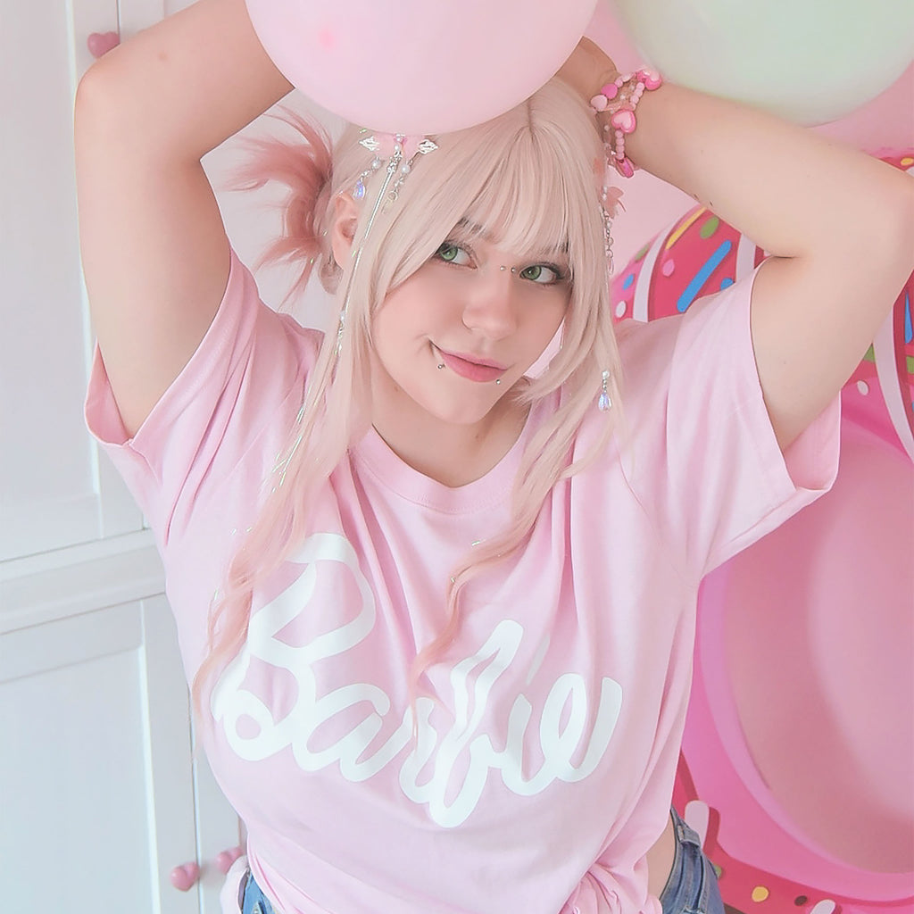 Immagine del prodotto Barbie - T-shirt rosa con logo