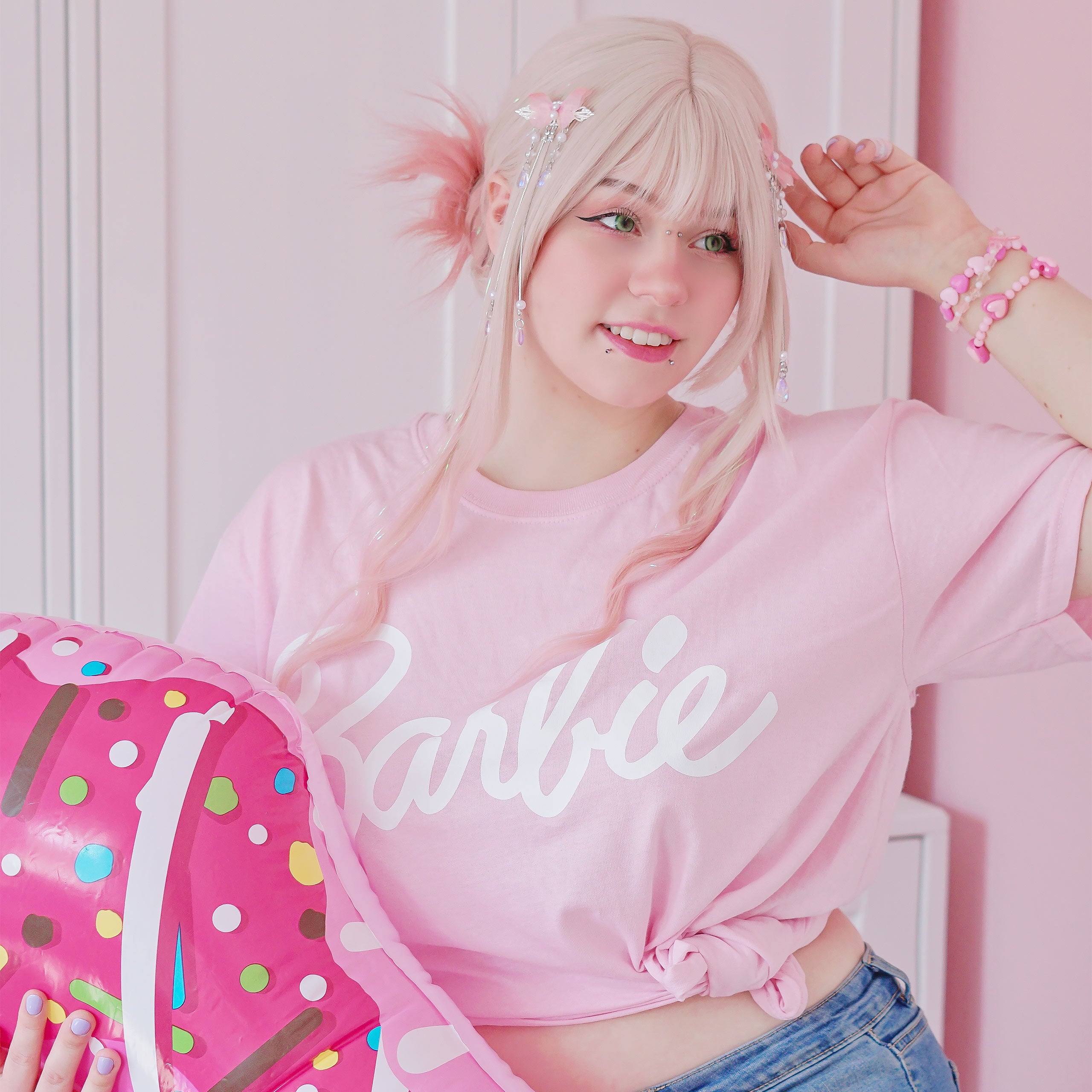 Immagine del prodotto Barbie - T-shirt rosa con logo