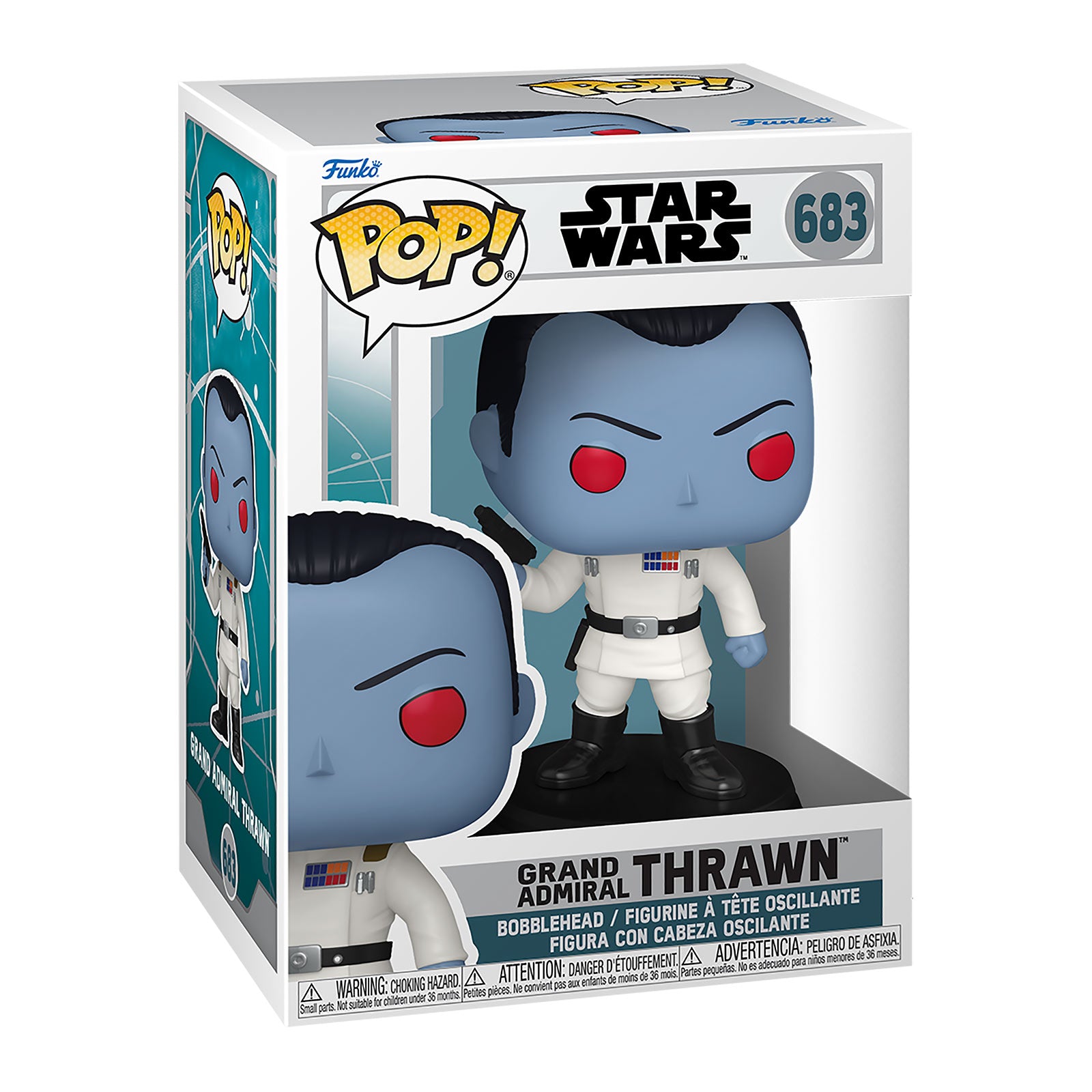 Product image Grand Admiral Thrawn Funko Pop Bobblehead Figure - Star Wars Ahsoka