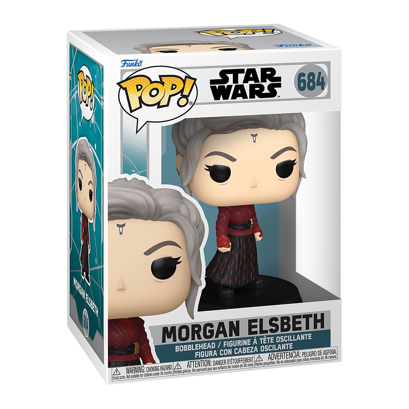 Immagine del prodotto Figura Funko Pop di Morgan Elsbeth con testa oscillante - Star Wars Ahsoka
