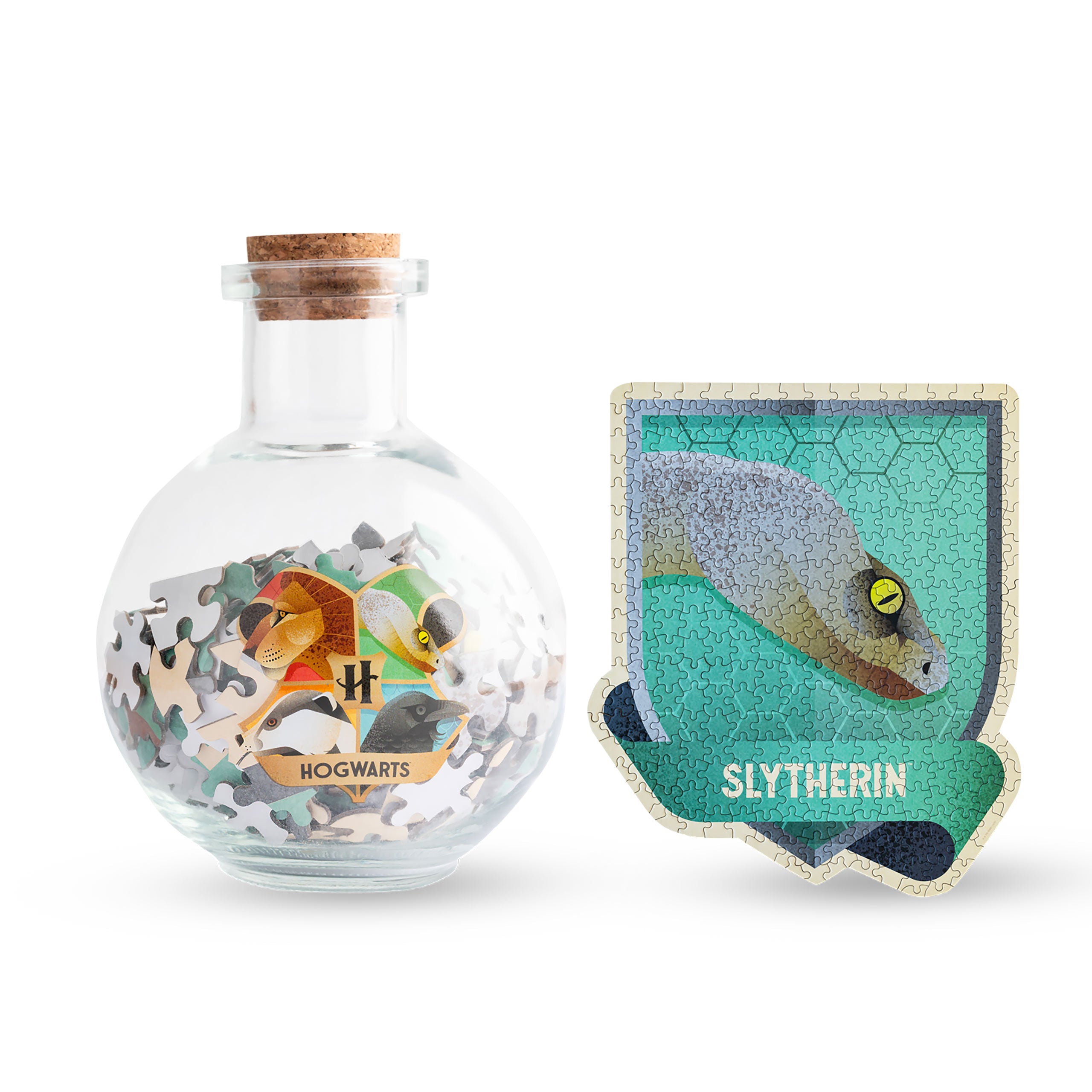 Immagine del prodotto Puzzle del simbolo di Slytherin in bottiglia di pozione magica - Harry Potter