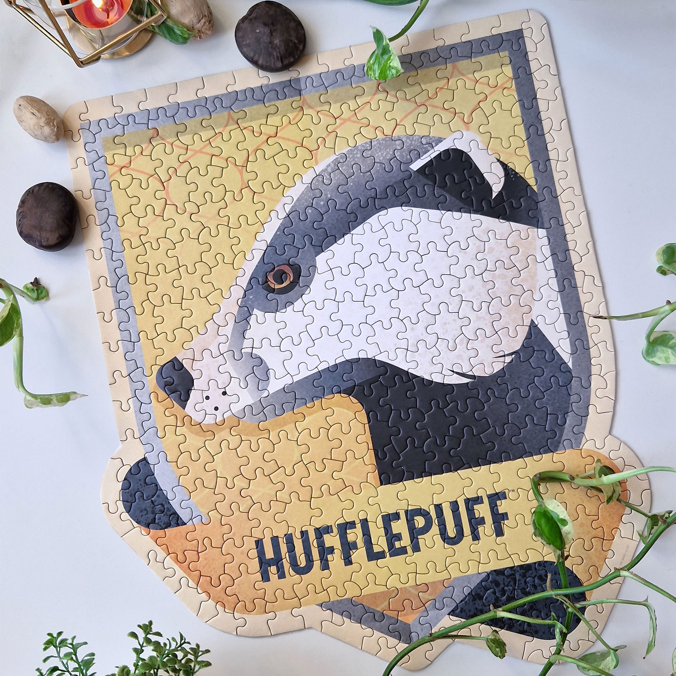 Immagine del prodotto Puzzle dell'animale simbolo di Hufflepuff in bottiglia di pozione magica - Harry Potter
