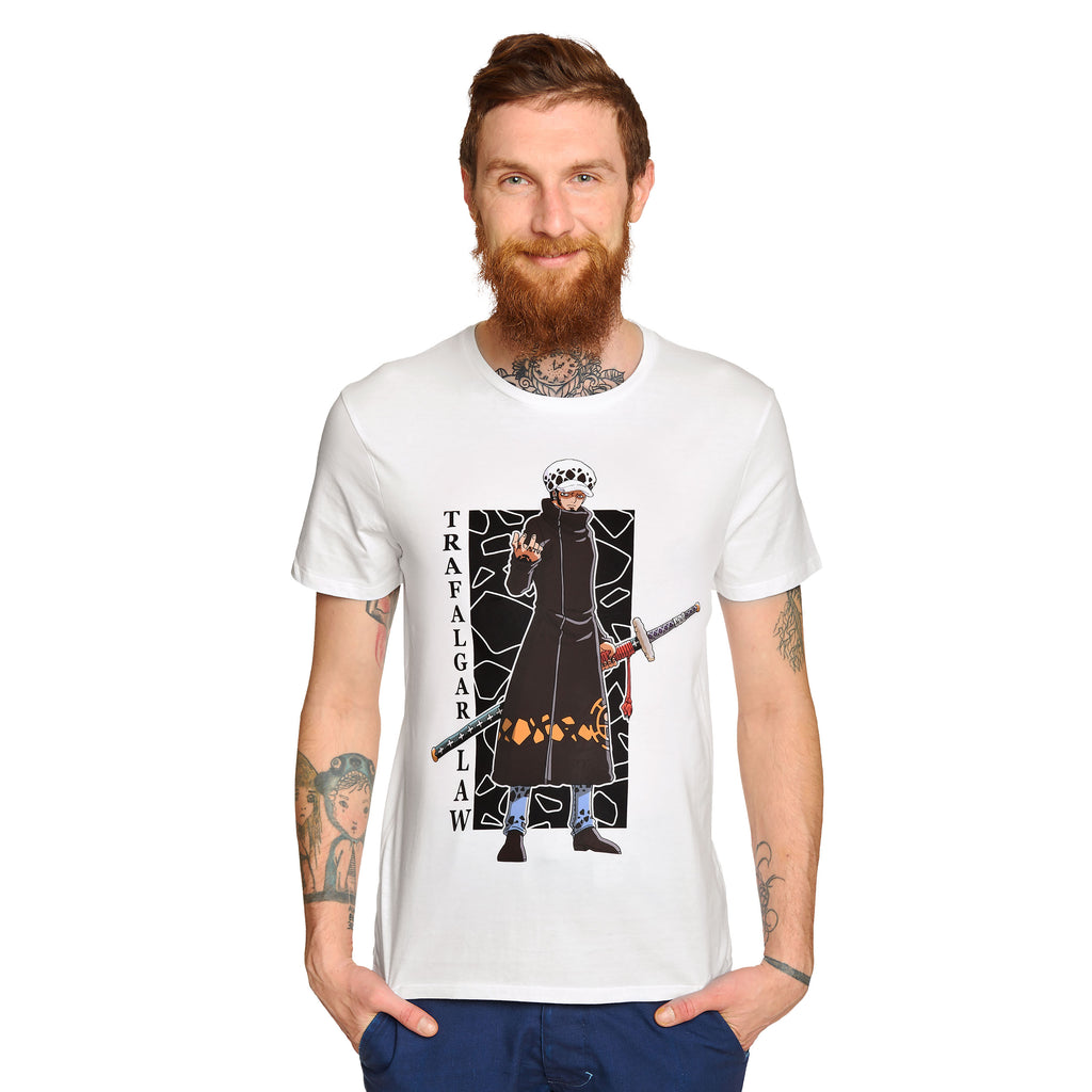 Immagine del prodotto One Piece - T-shirt bianca di Trafalgar Law
