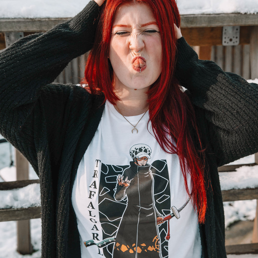Immagine del prodotto One Piece - T-shirt bianca di Trafalgar Law