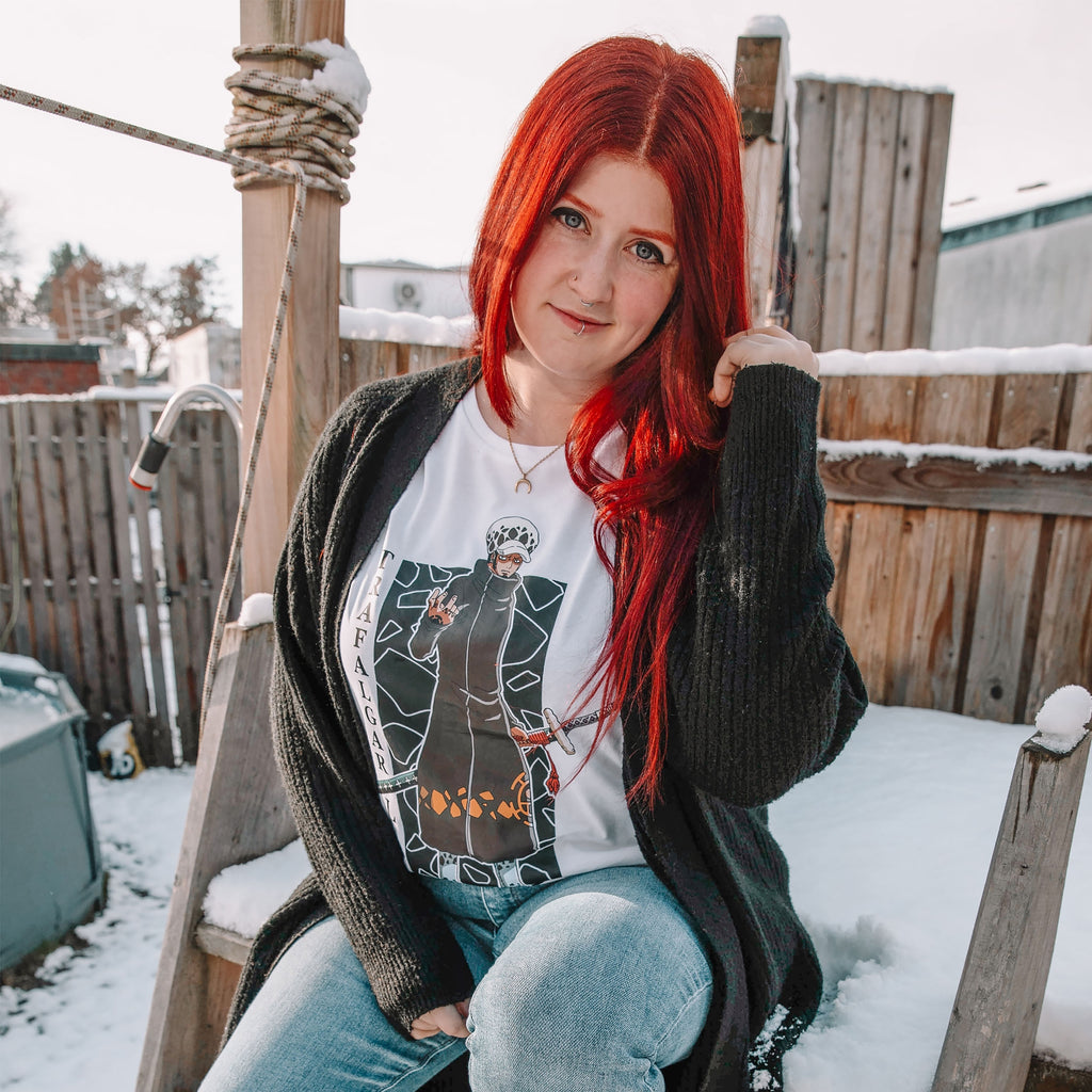 Immagine del prodotto One Piece - T-shirt bianca di Trafalgar Law