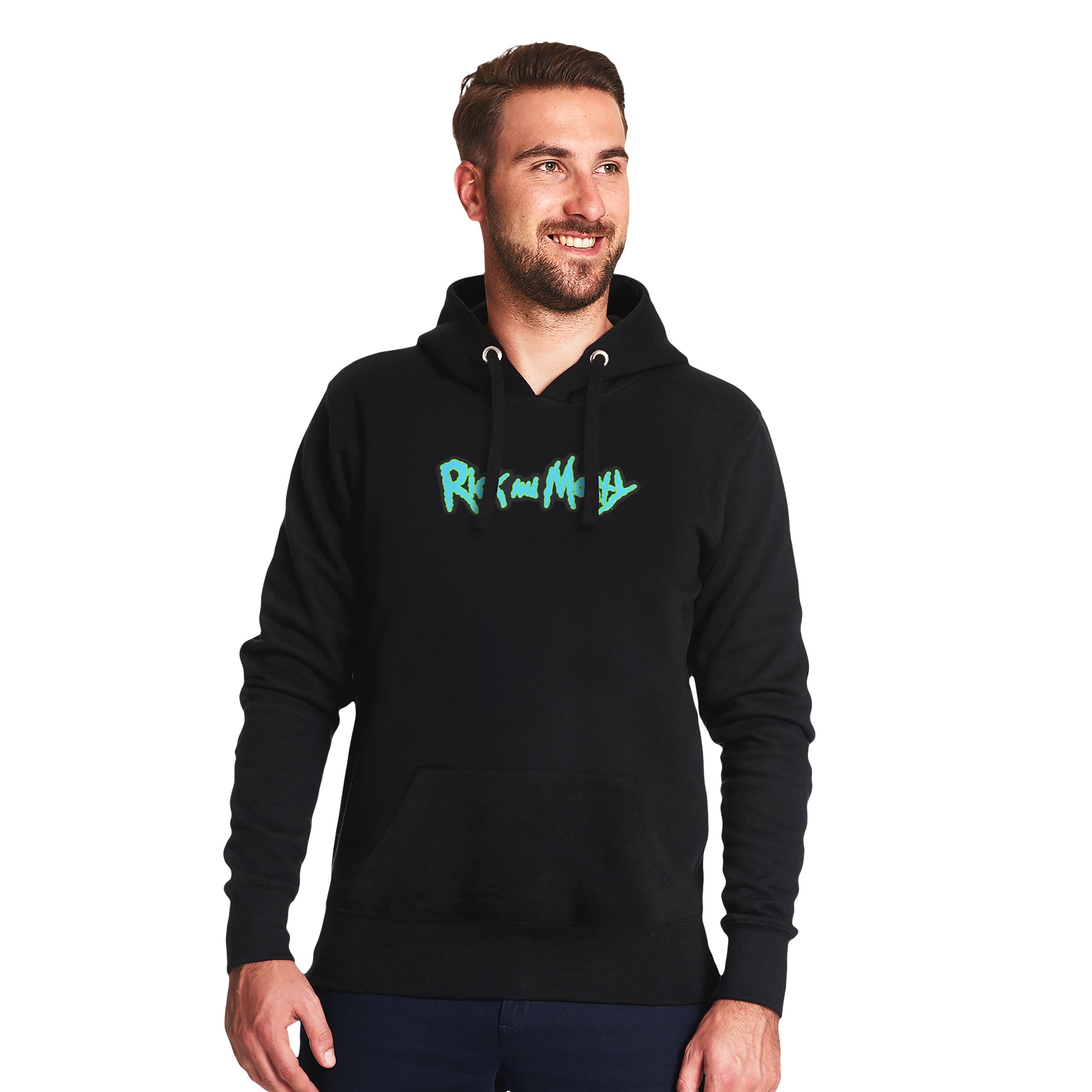 Immagine del prodotto Rick e Morty - Felpa con cappuccio Portal Boyz Glow in the Dark nera