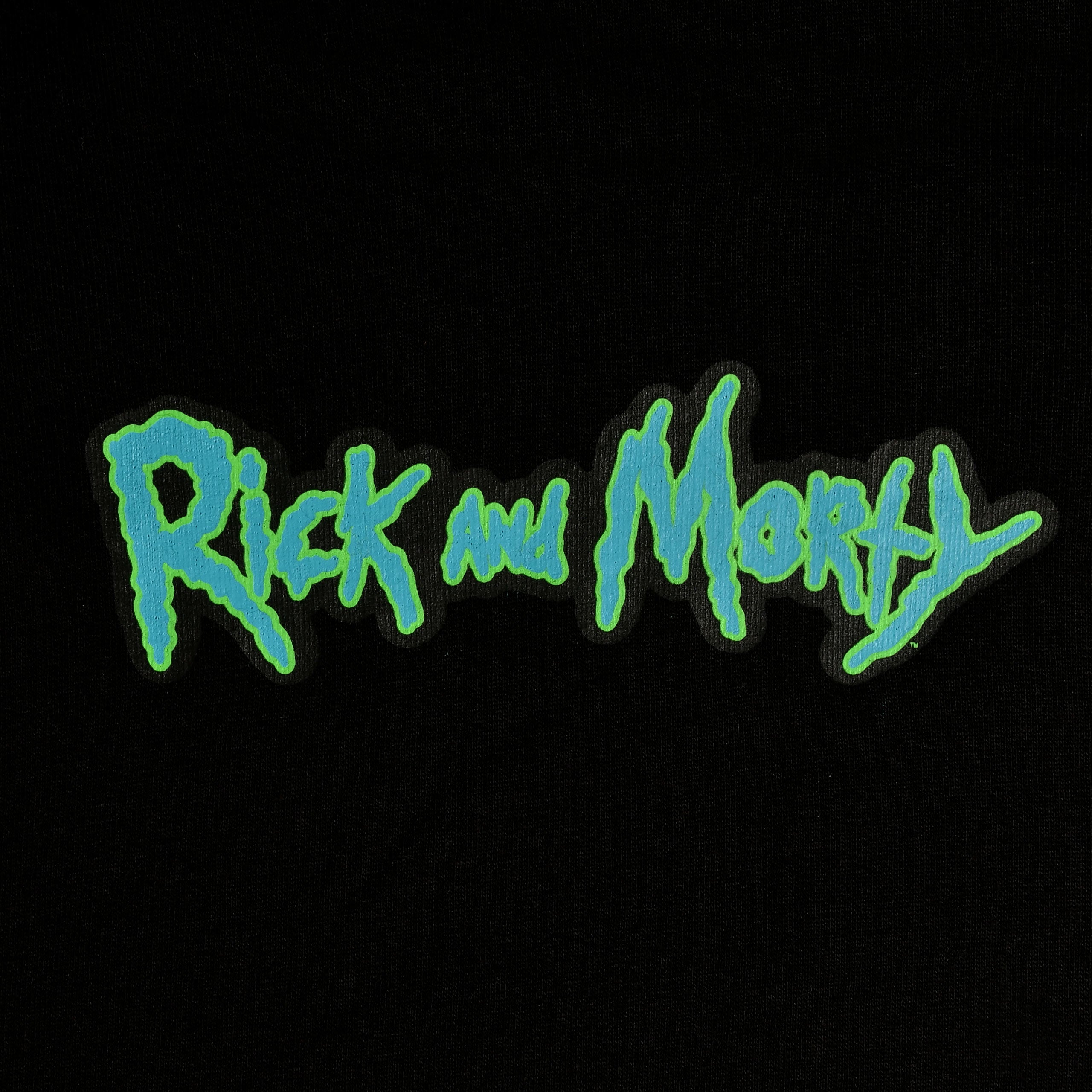Immagine del prodotto Rick e Morty - Felpa con cappuccio Portal Boyz Glow in the Dark nera
