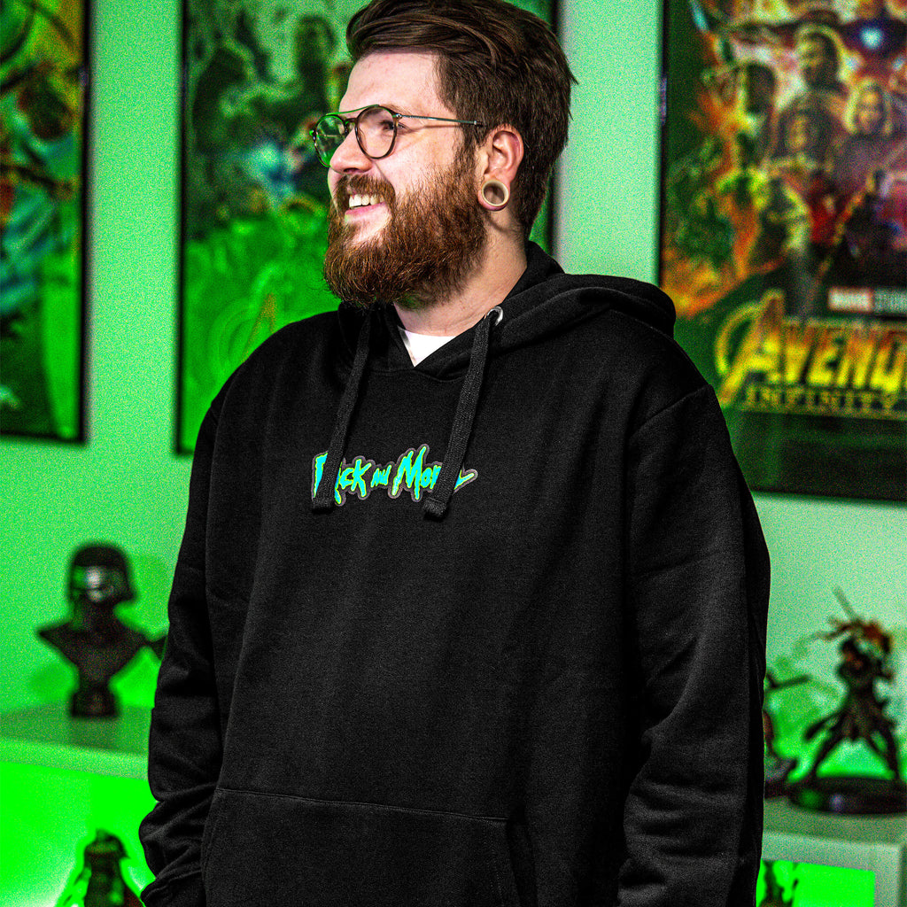 Immagine del prodotto Rick e Morty - Felpa con cappuccio Portal Boyz Glow in the Dark nera