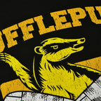 Immagine del prodotto T-shirt universitaria di Quidditch Hufflepuff nera - Harry Potter