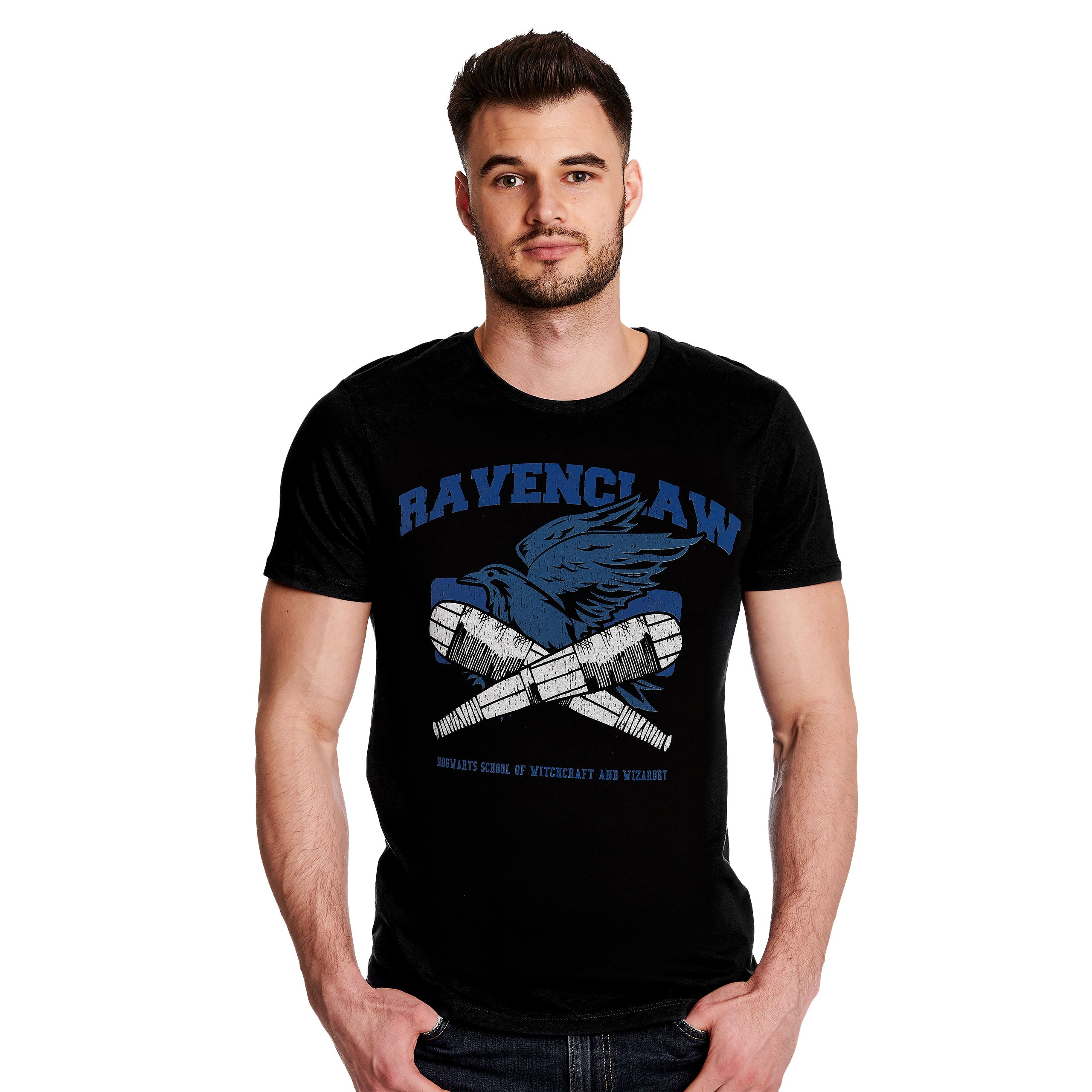 Immagine del prodotto T-shirt universitaria Quidditch di Ravenclaw nera - Harry Potter