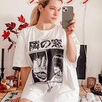 Immagine del prodotto Junji Ito - T-shirt bianca con finestra