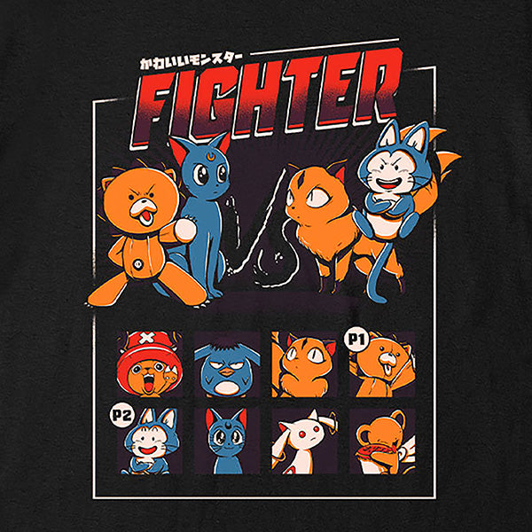 Immagine del prodotto Ilustrata - T-shirt Anime Fighter nera