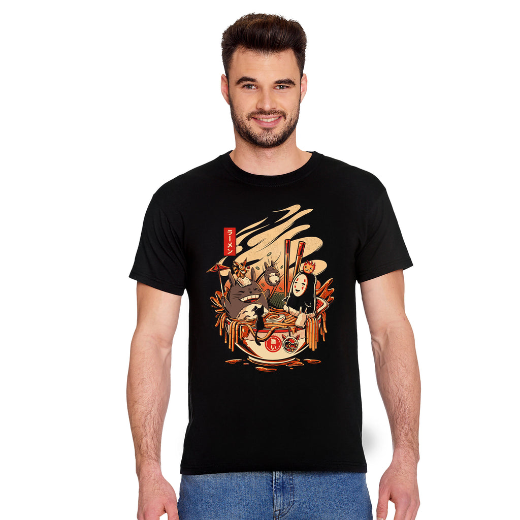 Immagine del prodotto Ilustrata - T-shirt nera per feste in piscina Ramen