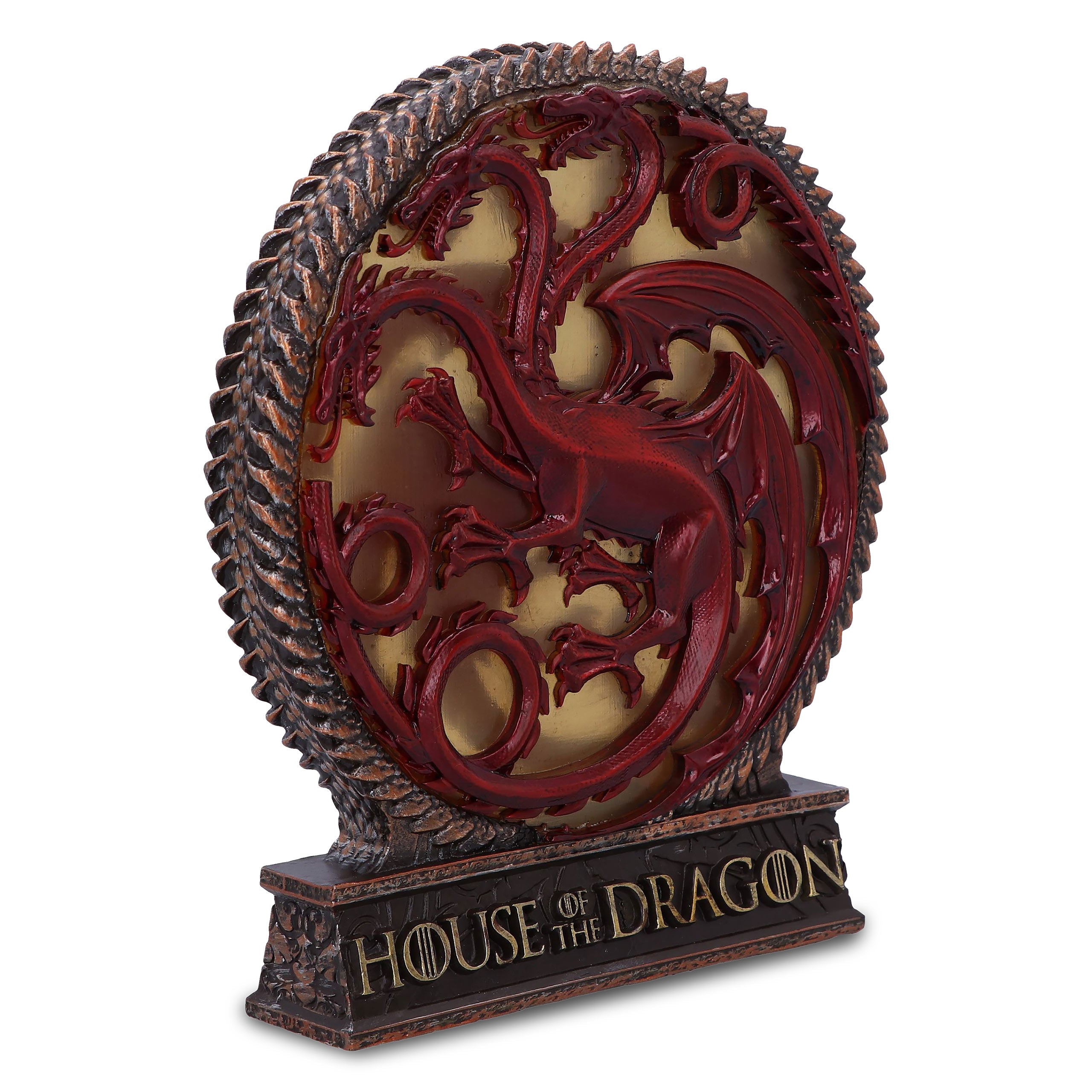 Immagine del prodotto Lampada da tavolo deluxe con stemma Targaryen - Casa del Drago
