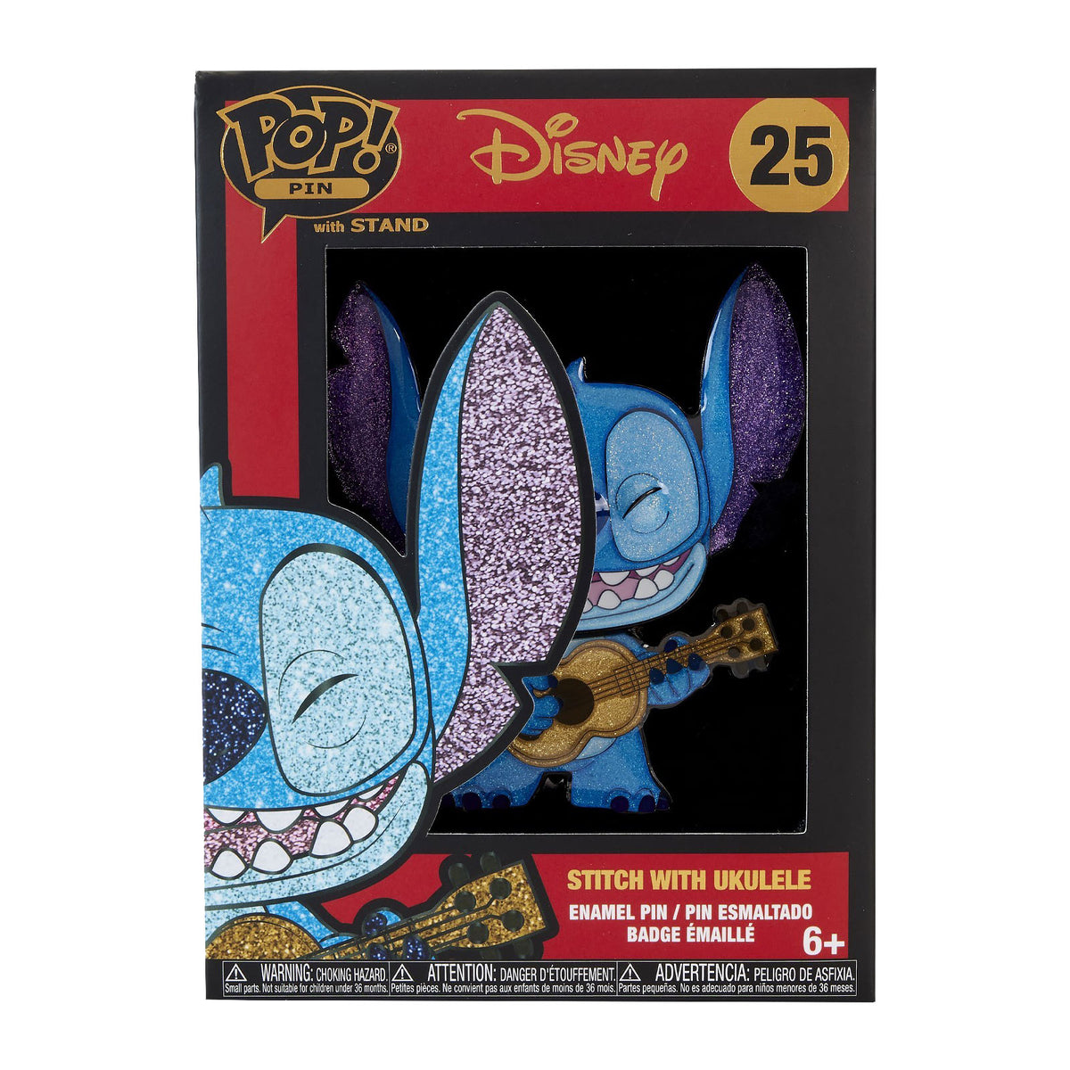 Immagine del prodotto Stitch con Ukulele Funko Pop Pin - Lilo & Stitch