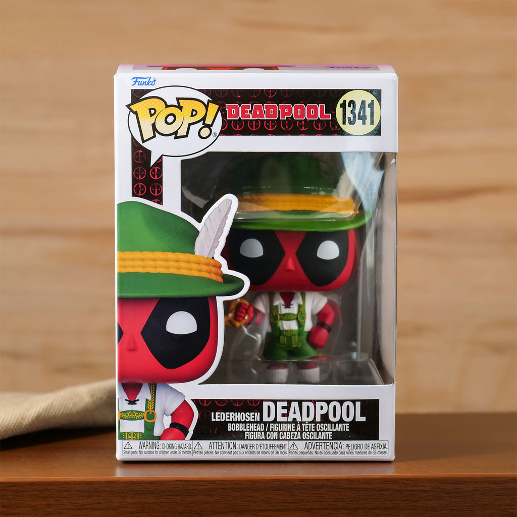 Immagine del prodotto Deadpool con Lederhose Figura a testa oscillante Funko Pop