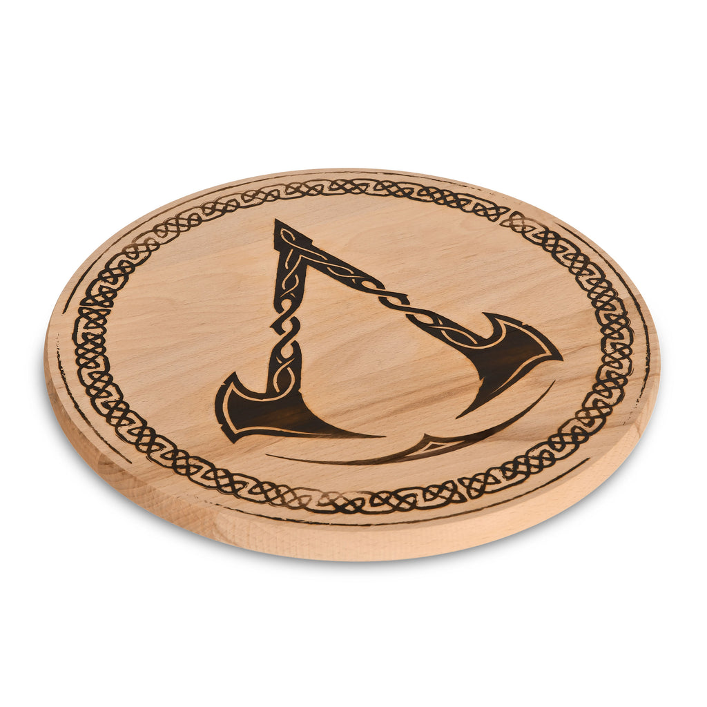 Immagine del prodotto Assassin's Creed - Tagliere con logo Valhalla in faggio