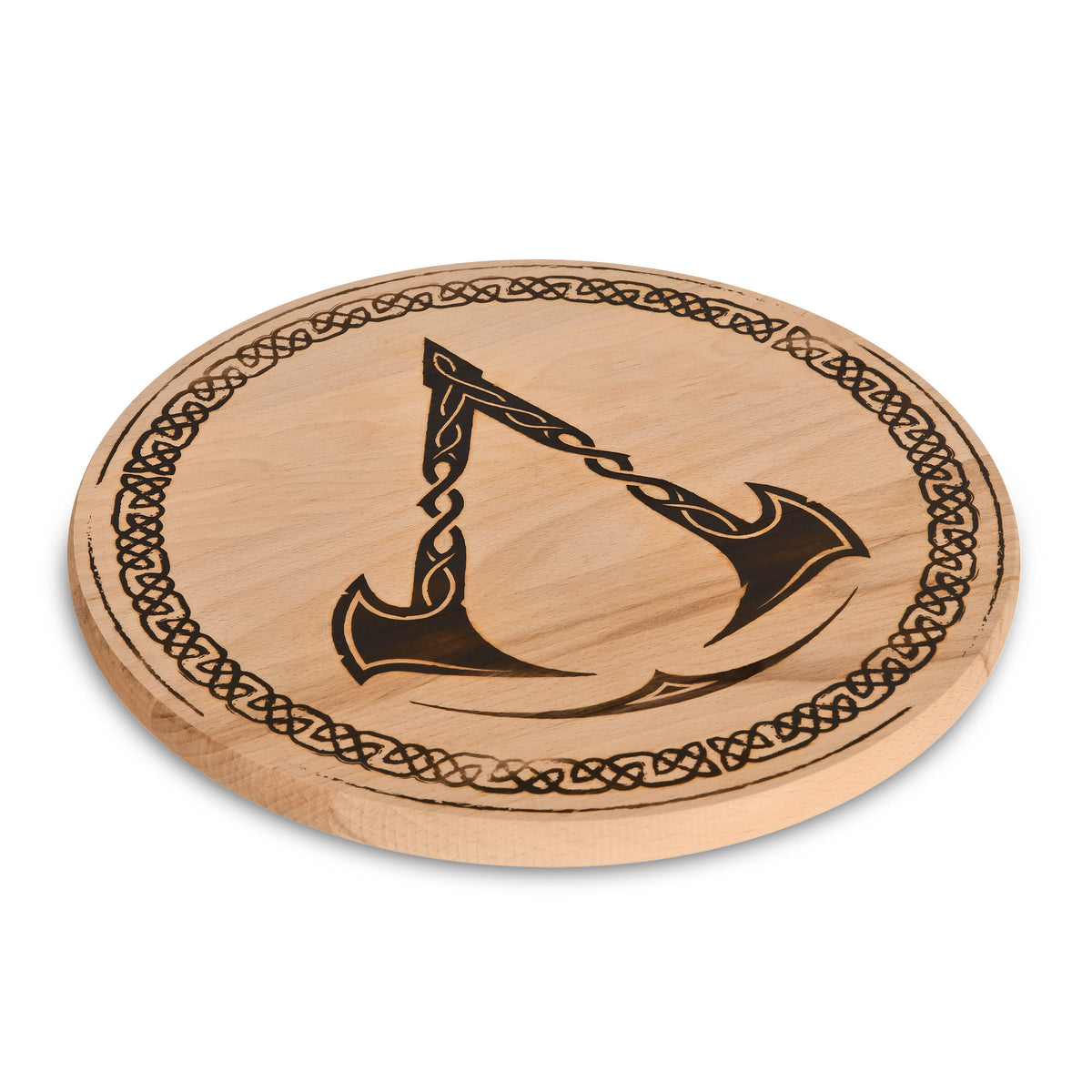 Immagine del prodotto Assassin's Creed - Tagliere con logo Valhalla in faggio