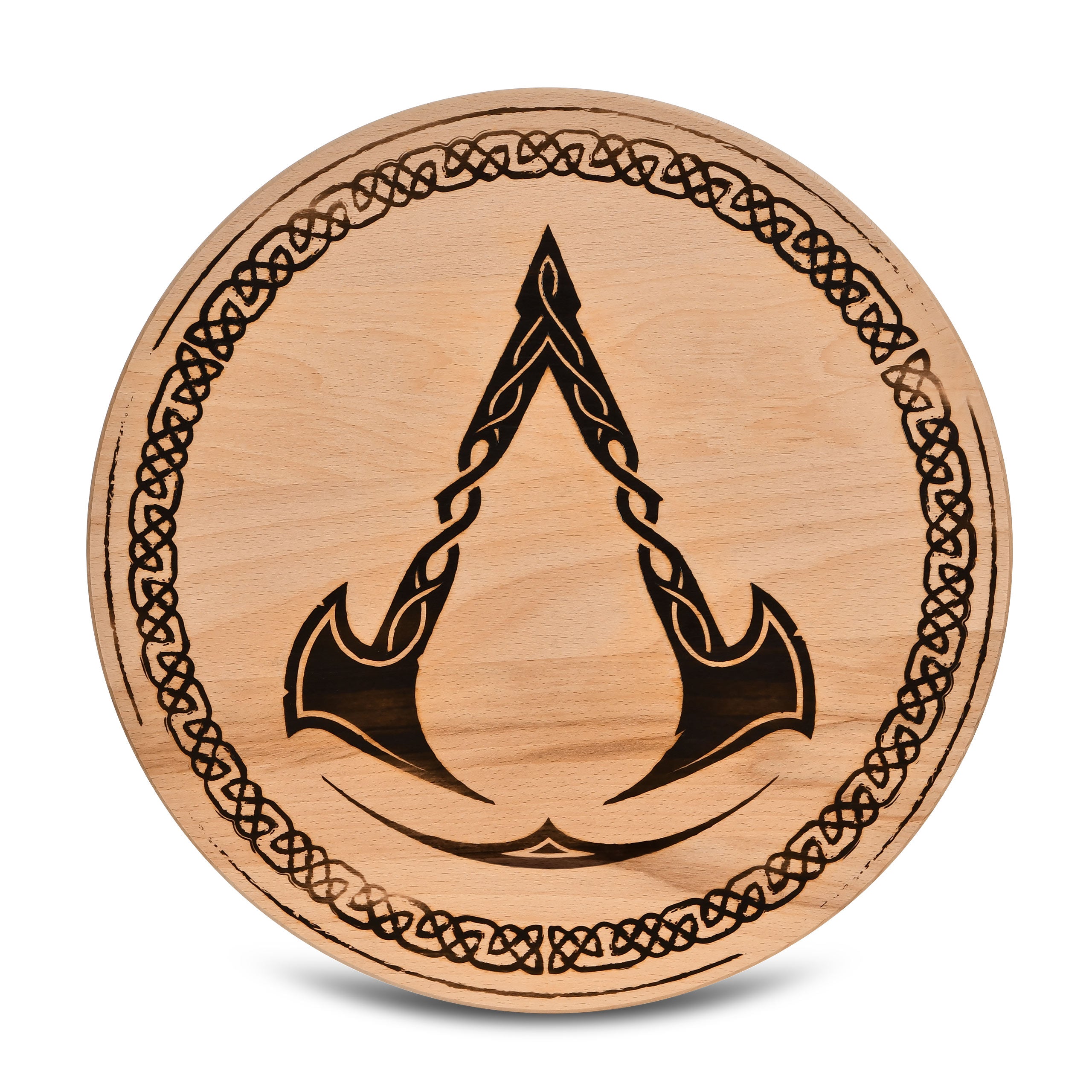 Immagine del prodotto Assassin's Creed - Tagliere con logo Valhalla in faggio