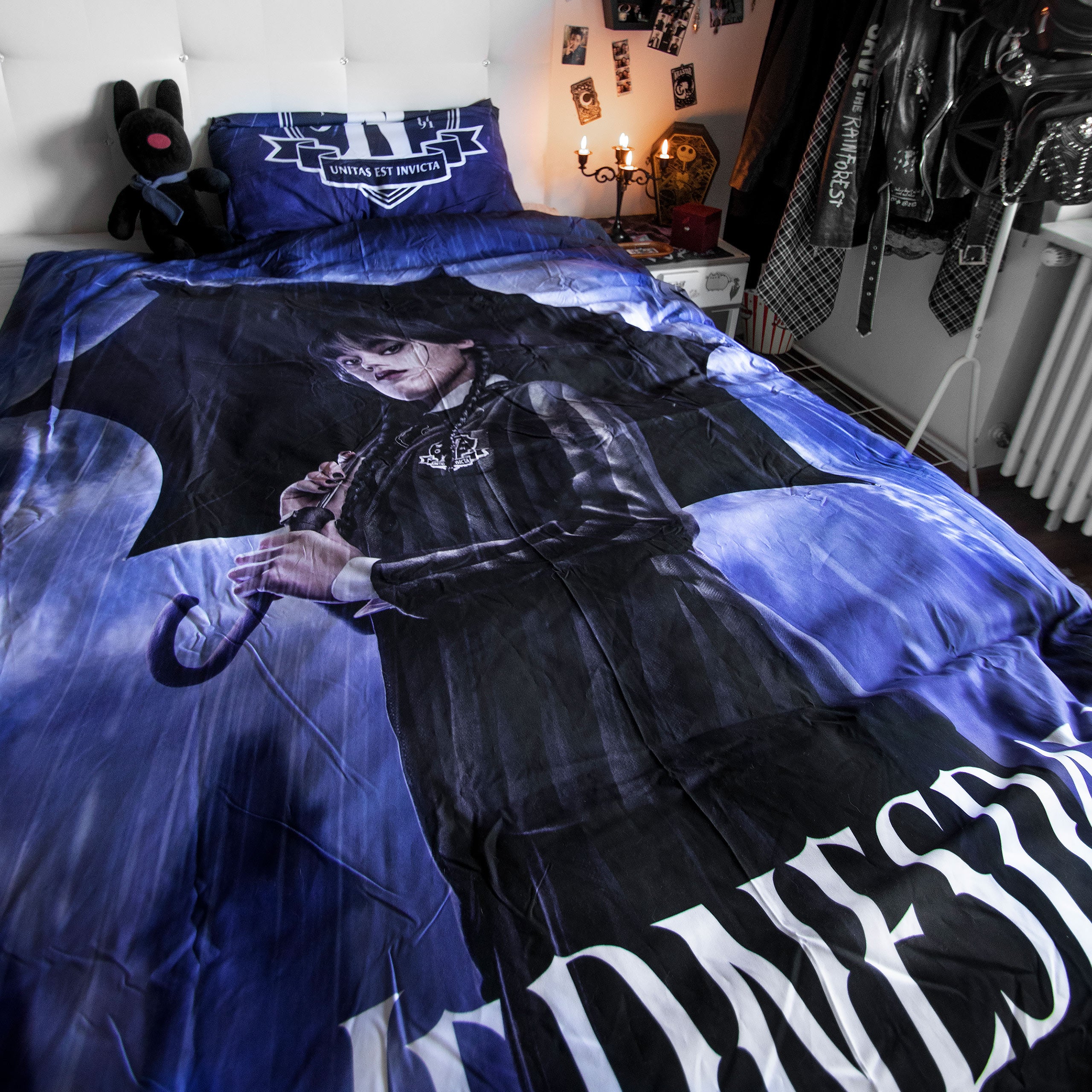 Immagine del prodotto Biancheria da letto Mercoledì - Nevermore Academy