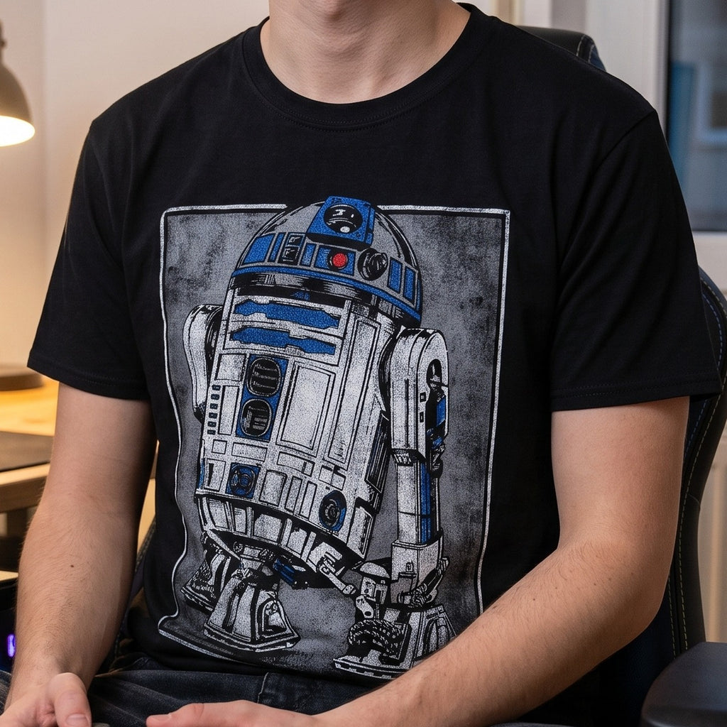 Product image Star Wars - R2D2 Portrait T-Shirt black
