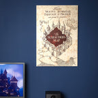 Product image Harry Potter - Marauder's Map Wall Art Wood