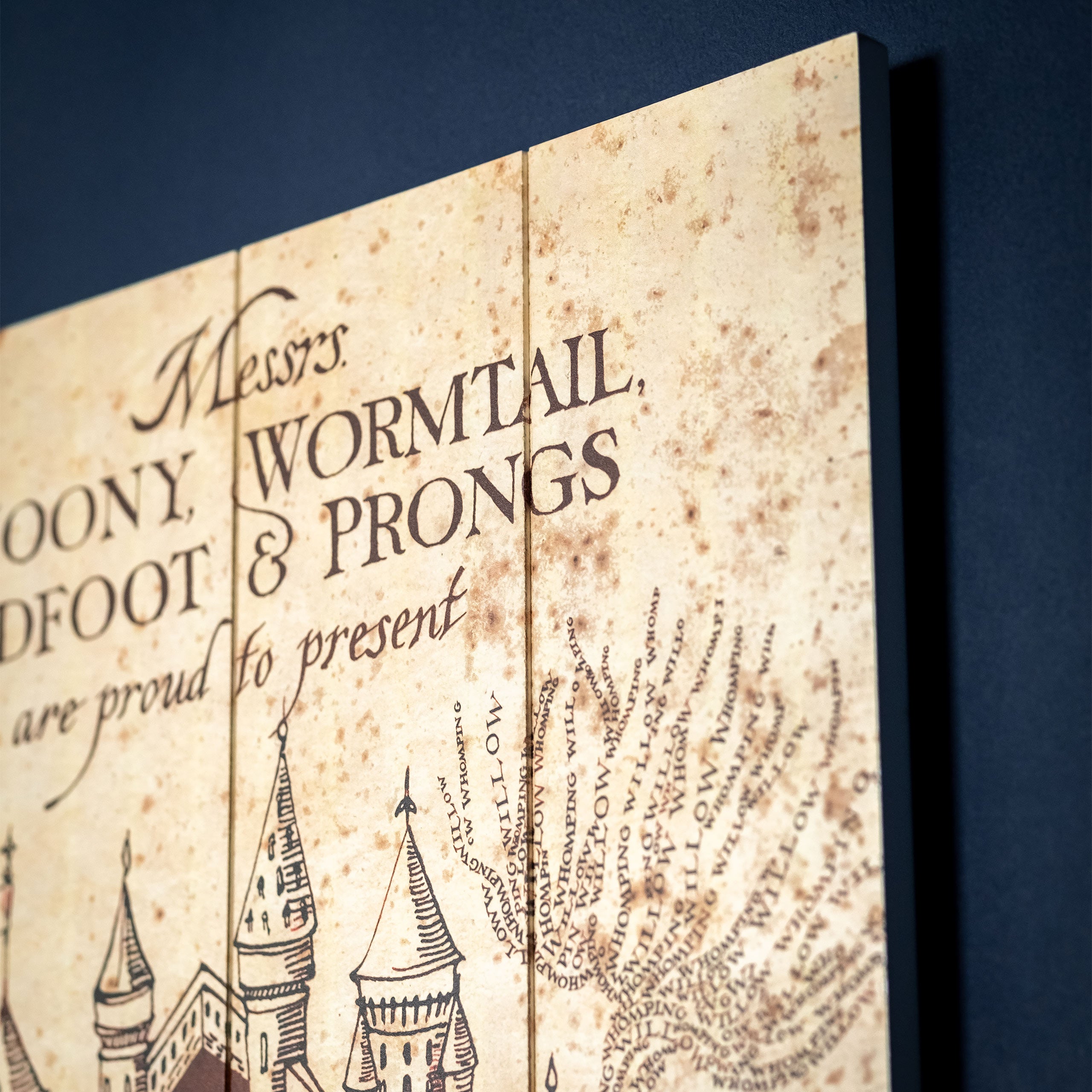 Immagine del prodotto Harry Potter - Mappa del Malandrino Quadro in Legno