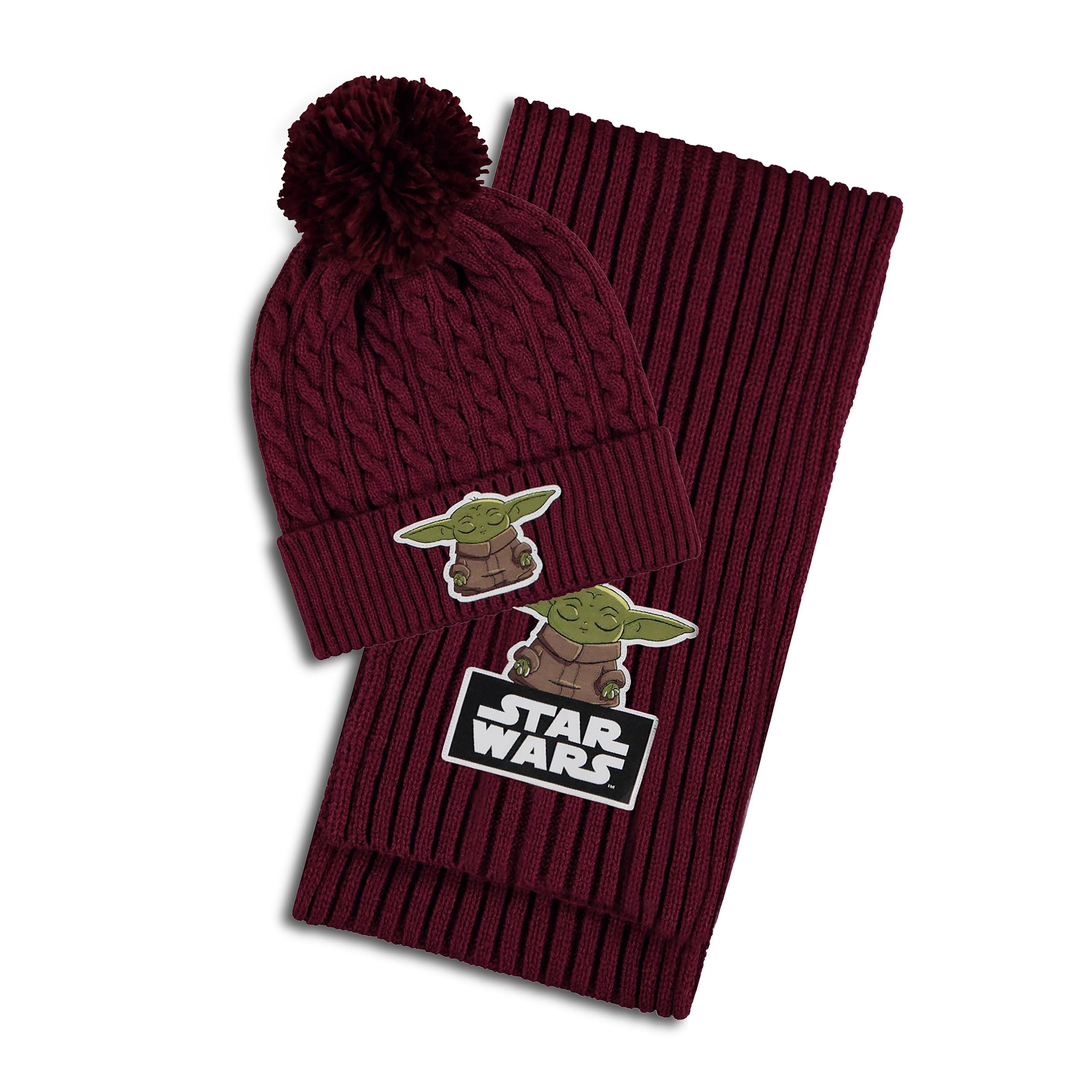Immagine del prodotto Cappello Grogu con pompon e sciarpa - Star Wars The Mandalorian