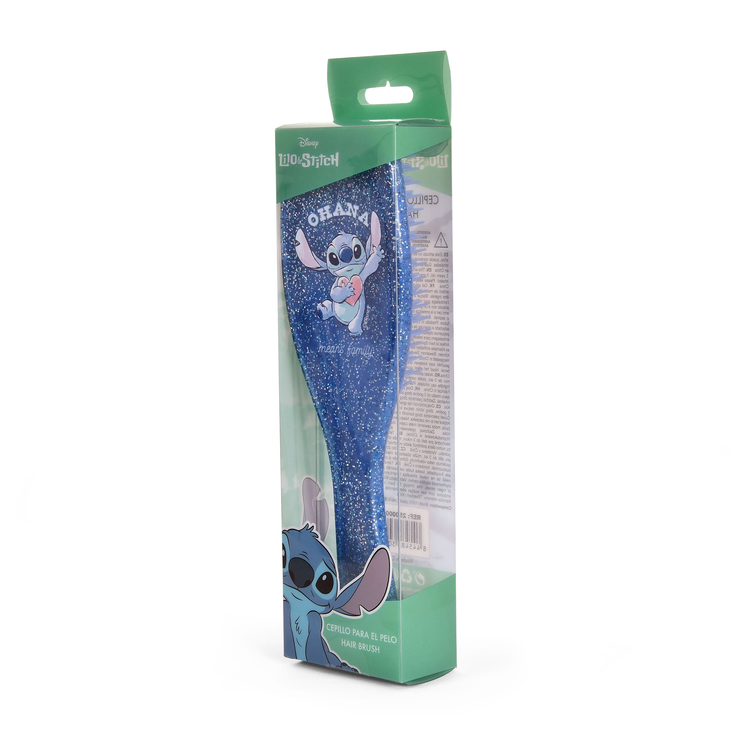 Product image Stitch Ohana Means Family Hairbrush - Lilo & Stitch