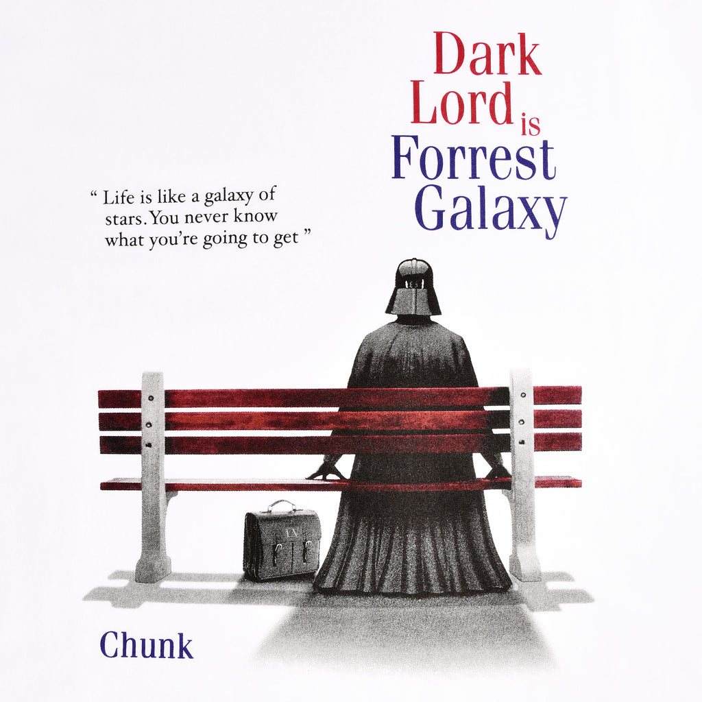 Immagine del prodotto Maglietta Dark Lord is Forrest Galaxy per fan di Star Wars bianca