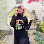 Immagine del prodotto T-shirt di calligrafia Kung Fu per fan di Bruce Lee nera