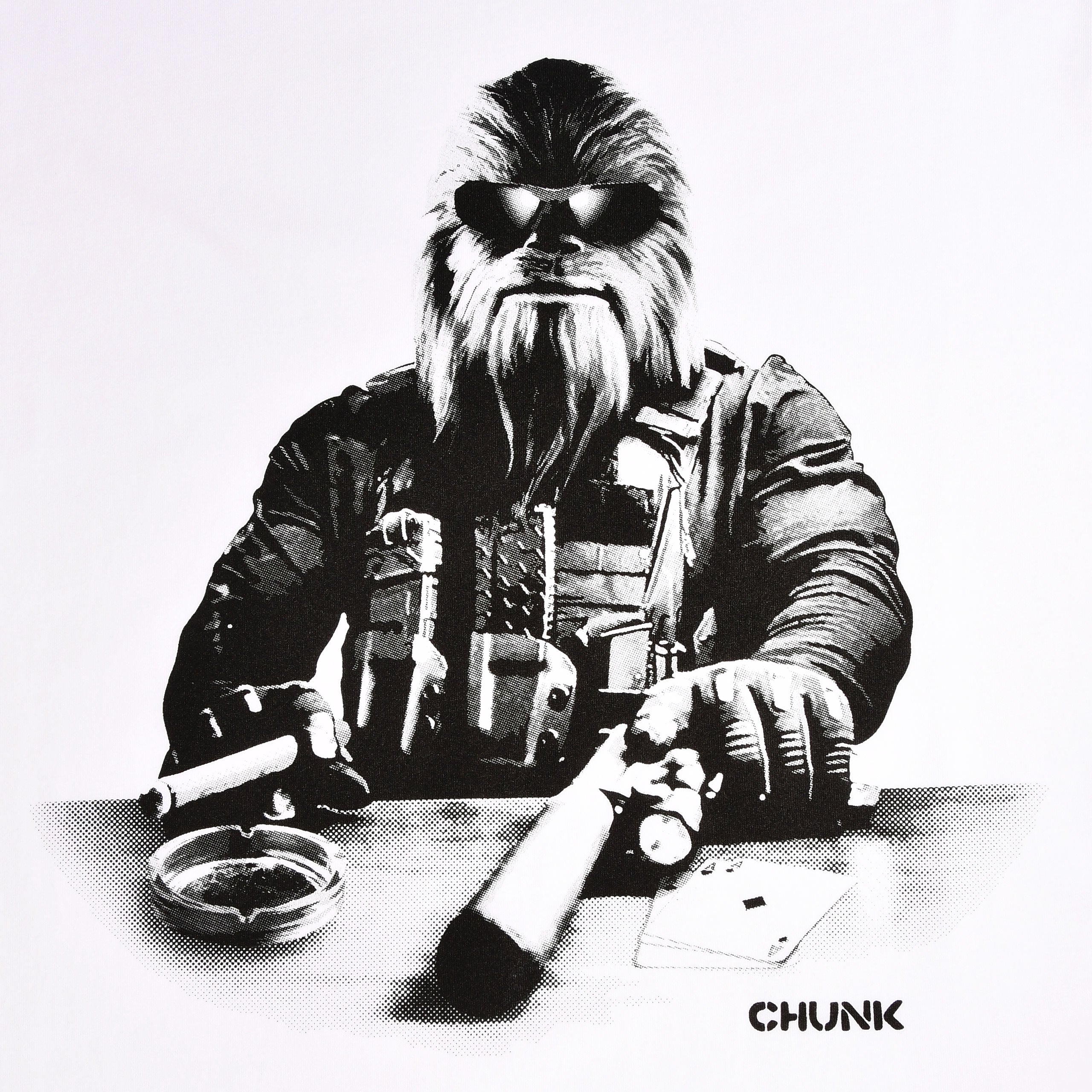 Immagine del prodotto Maglietta dell'agente Chewie per i fan di Star Wars bianca
