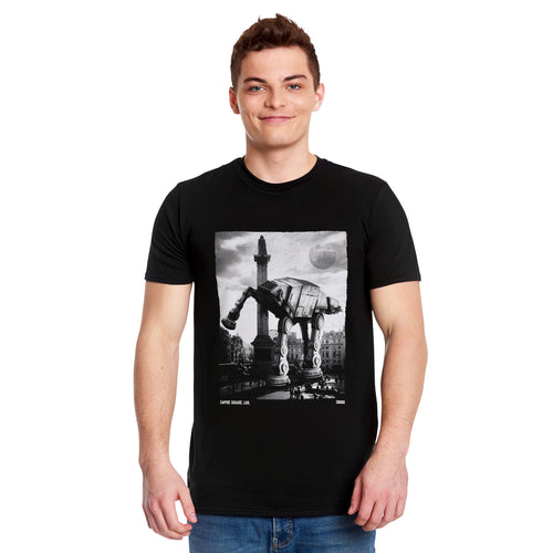 Immagine del prodotto T-shirt Empire Square per fan di Star Wars nera