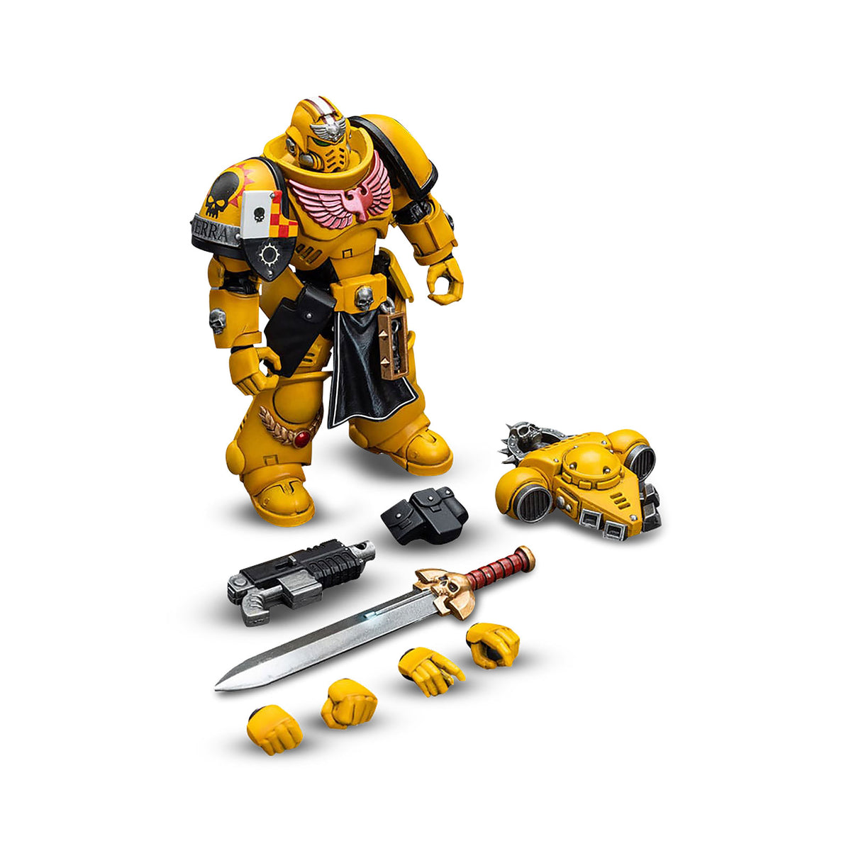 Immagine del prodotto Warhammer 40k - Tenente dei Pugni Imperiali con Figura d'Azione di Spada Energetica 1:18