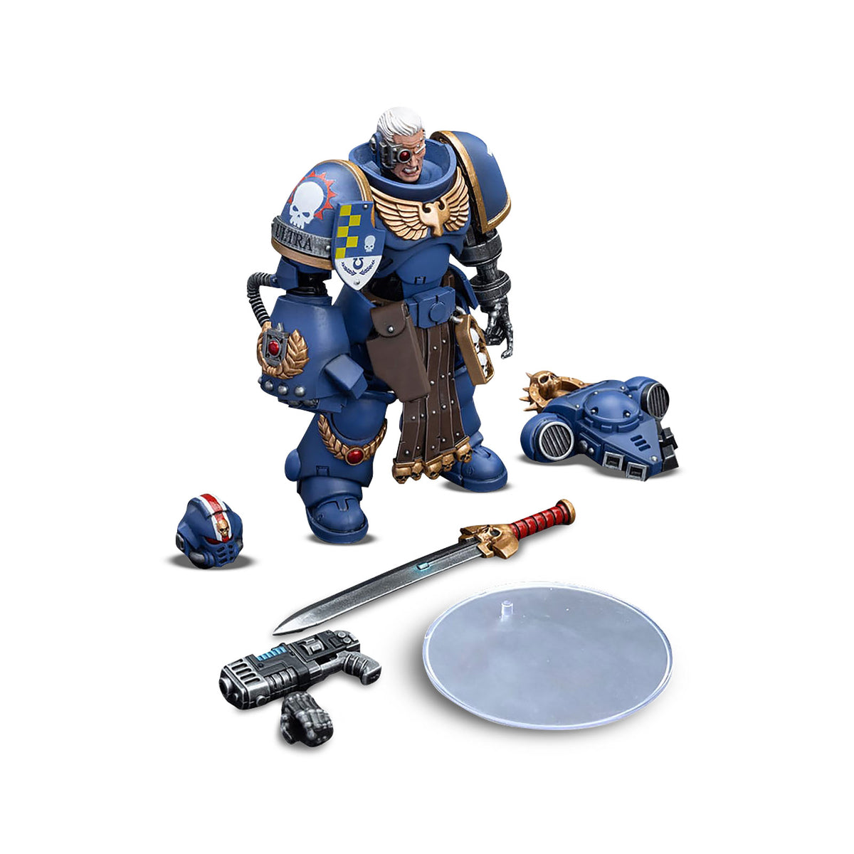 Immagine del prodotto Warhammer 40k - Tenente degli Ultramarines con Figura d'Azione Pugno di Potere 1:18