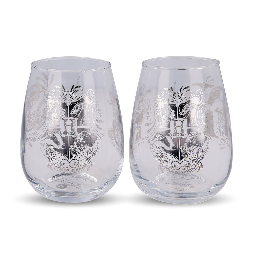 Product image Harry Potter - Hogwarts Crest Glasses 2-piece set