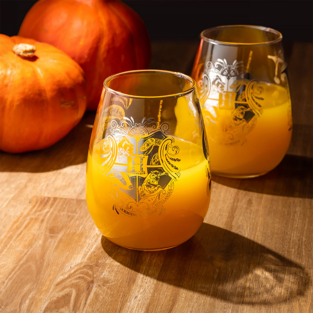 Product image Harry Potter - Hogwarts Crest Glasses 2-piece set