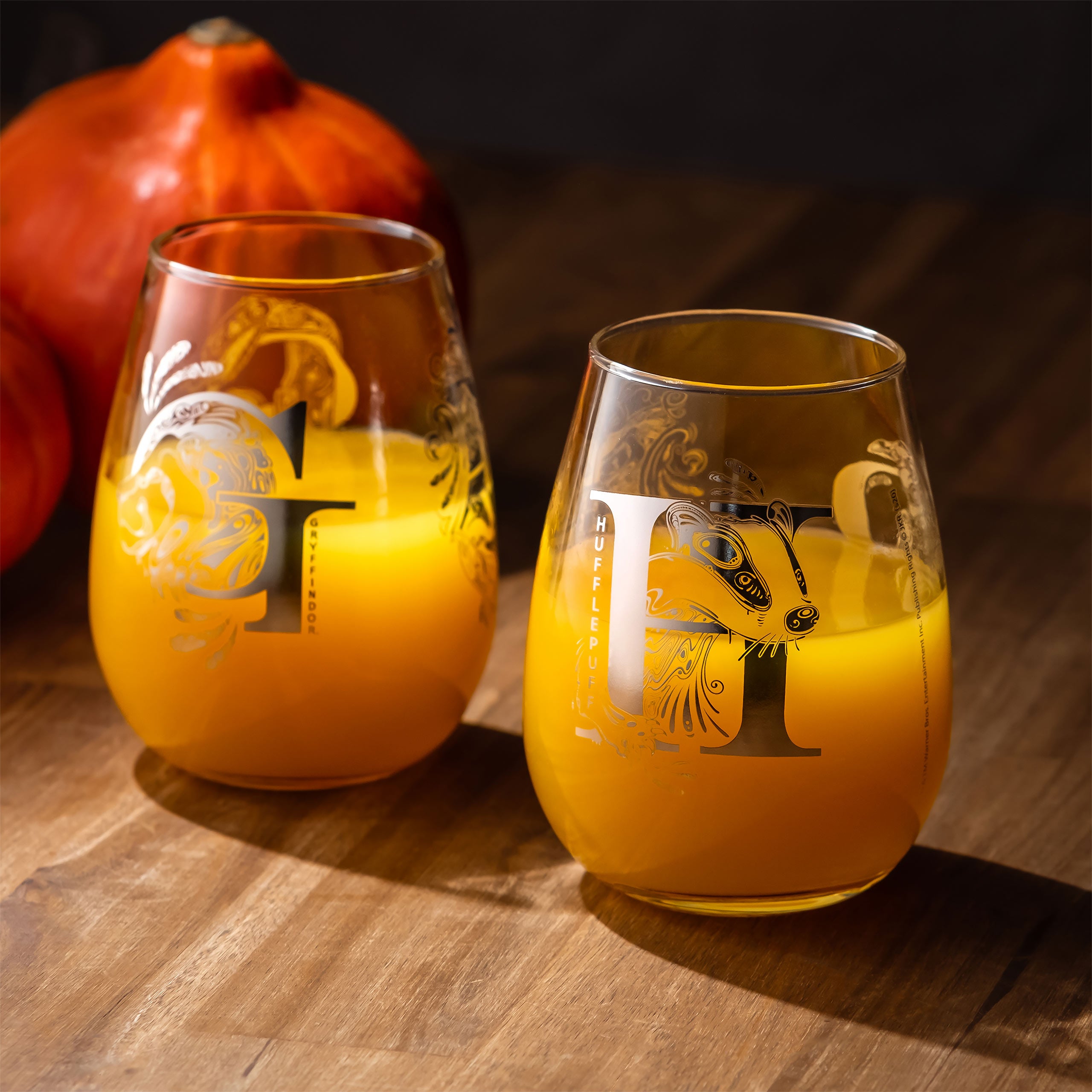 Immagine del prodotto Harry Potter - Set di 2 bicchieri con stemmi di Hogwarts