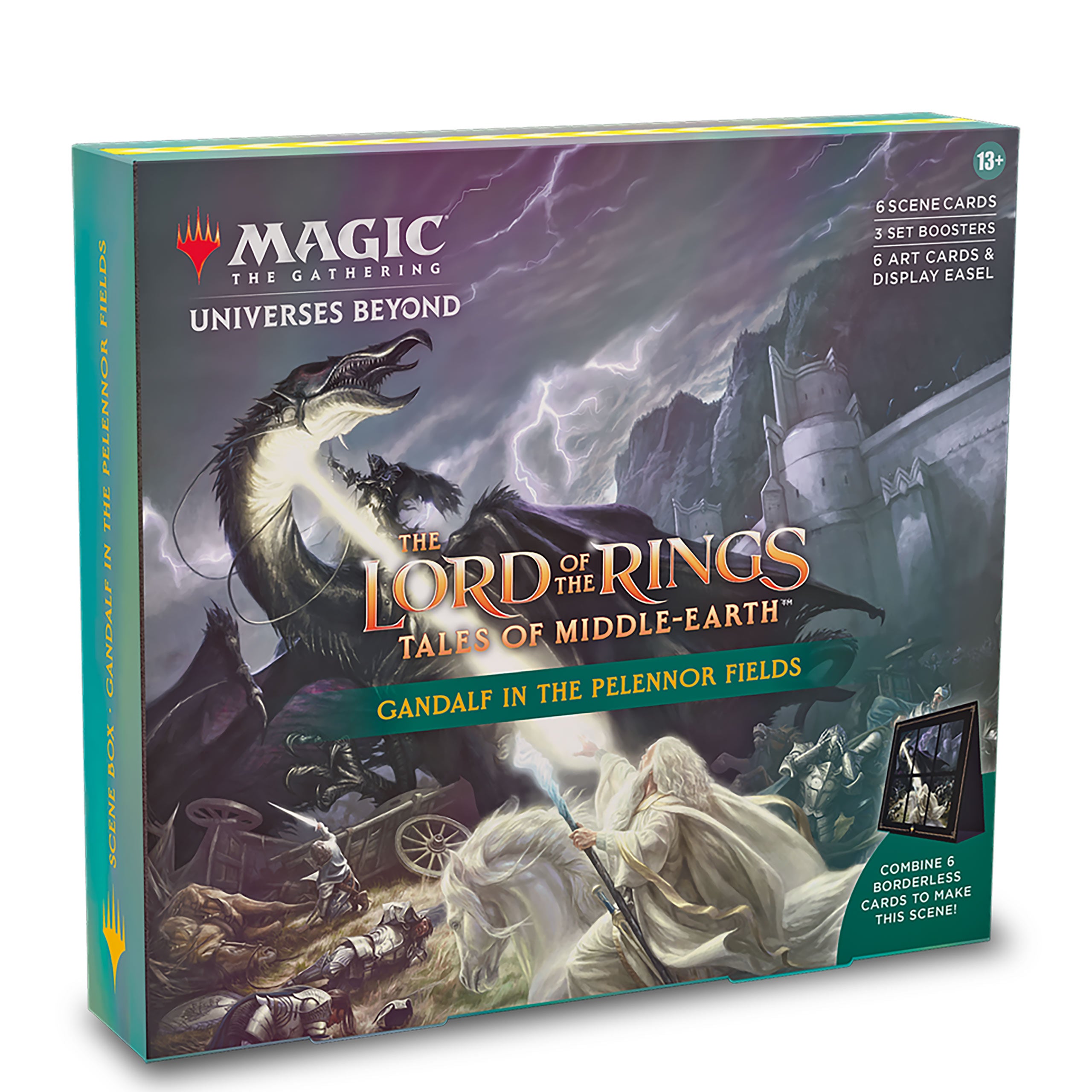 Immagine del prodotto Il Signore degli Anelli Racconti della Terra di Mezzo - Gandalf nei Campi del Pelennor Box Personaggio - Magic The Gathering