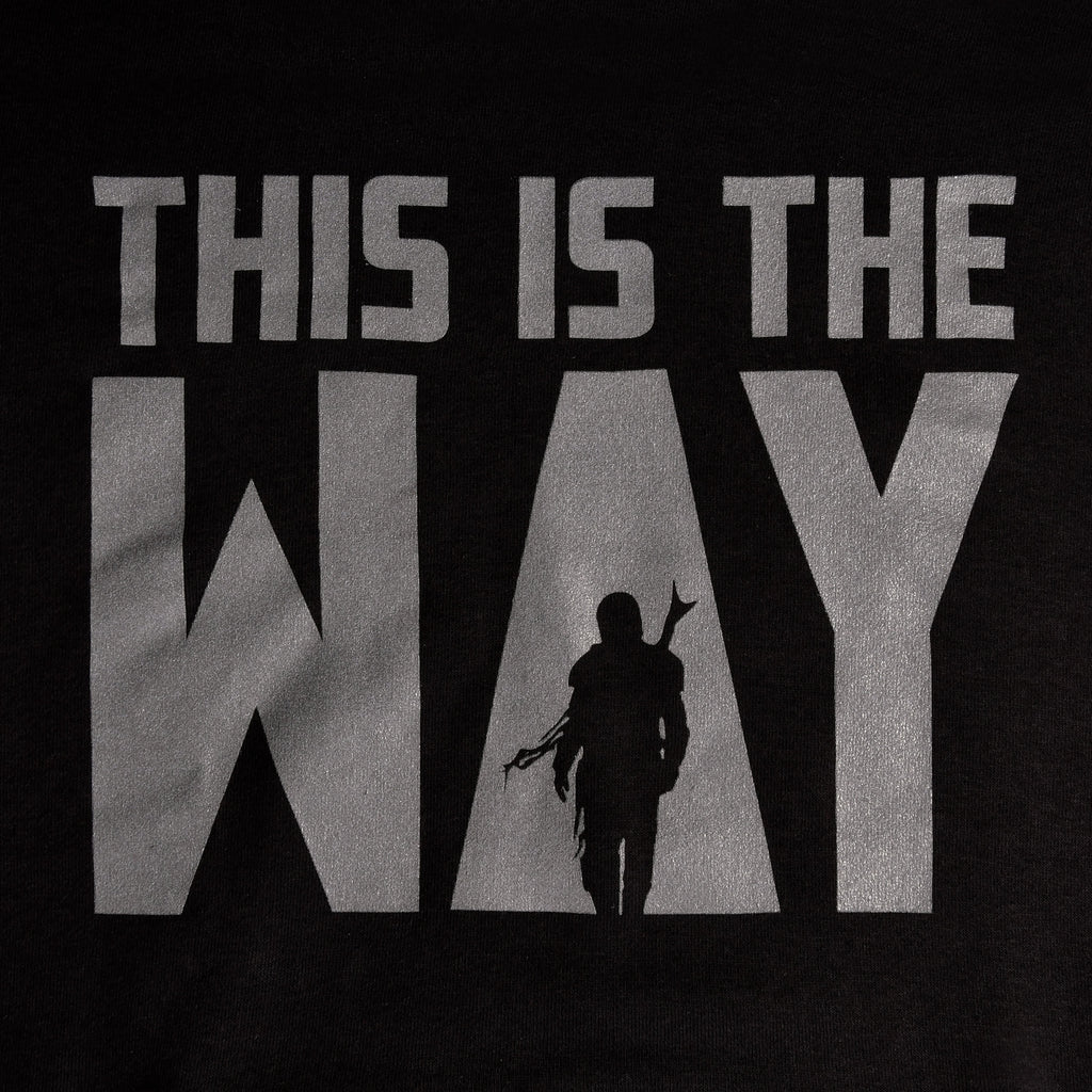 Immagine del prodotto Felpa con cappuccio 'This is the Way' per fan di Star Wars nera